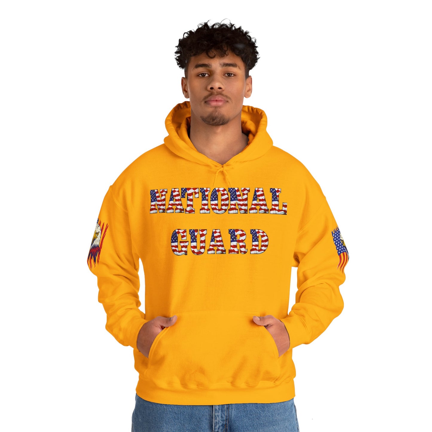 Princess Grace National Guard Patriotic Hoodie Unisex Heavy Blend Sweatshirt