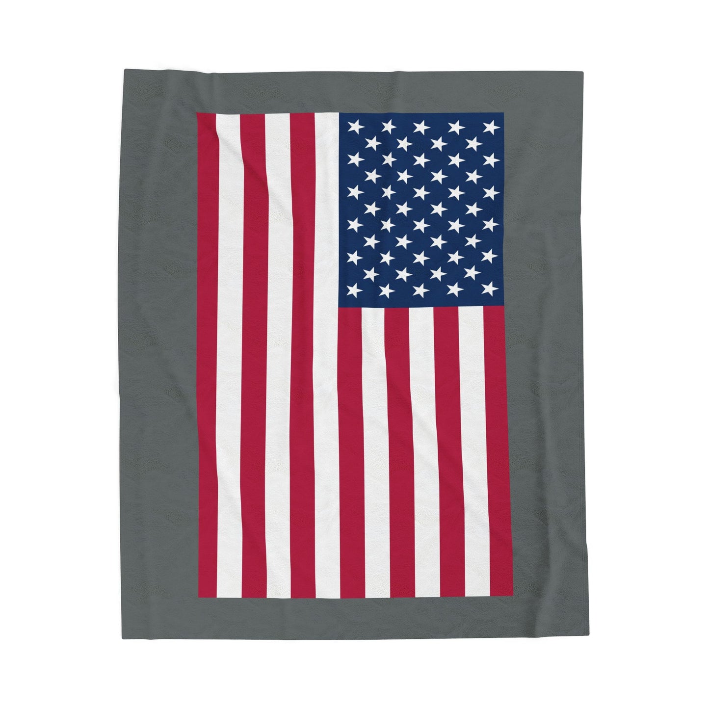 Princess Grace American Flag Velveteen Plush Blanket Cozy Home Decor for Holidays & Celebrations