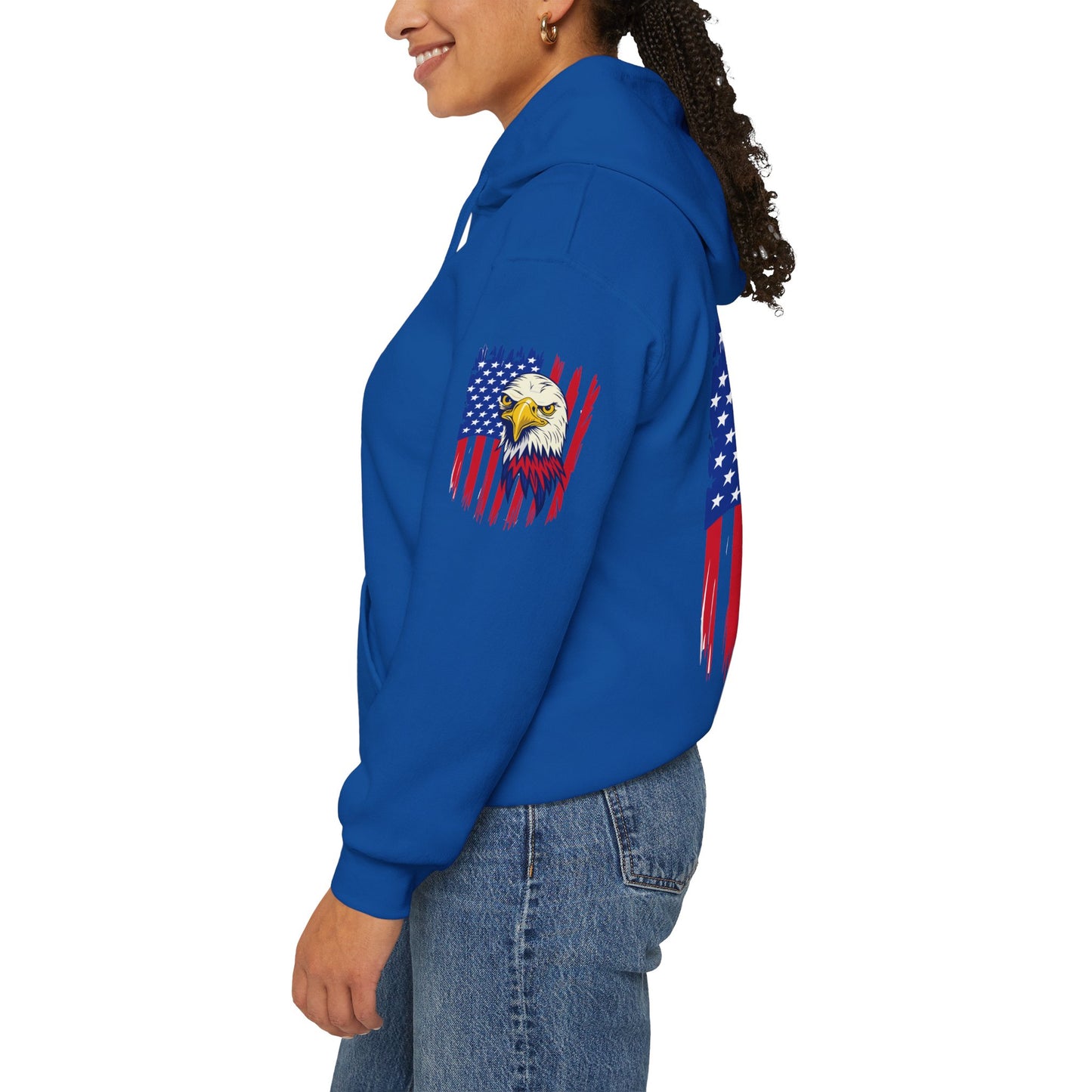 Princess Grace Patriotic Eagle Unisex Heavy Blend Hoodie