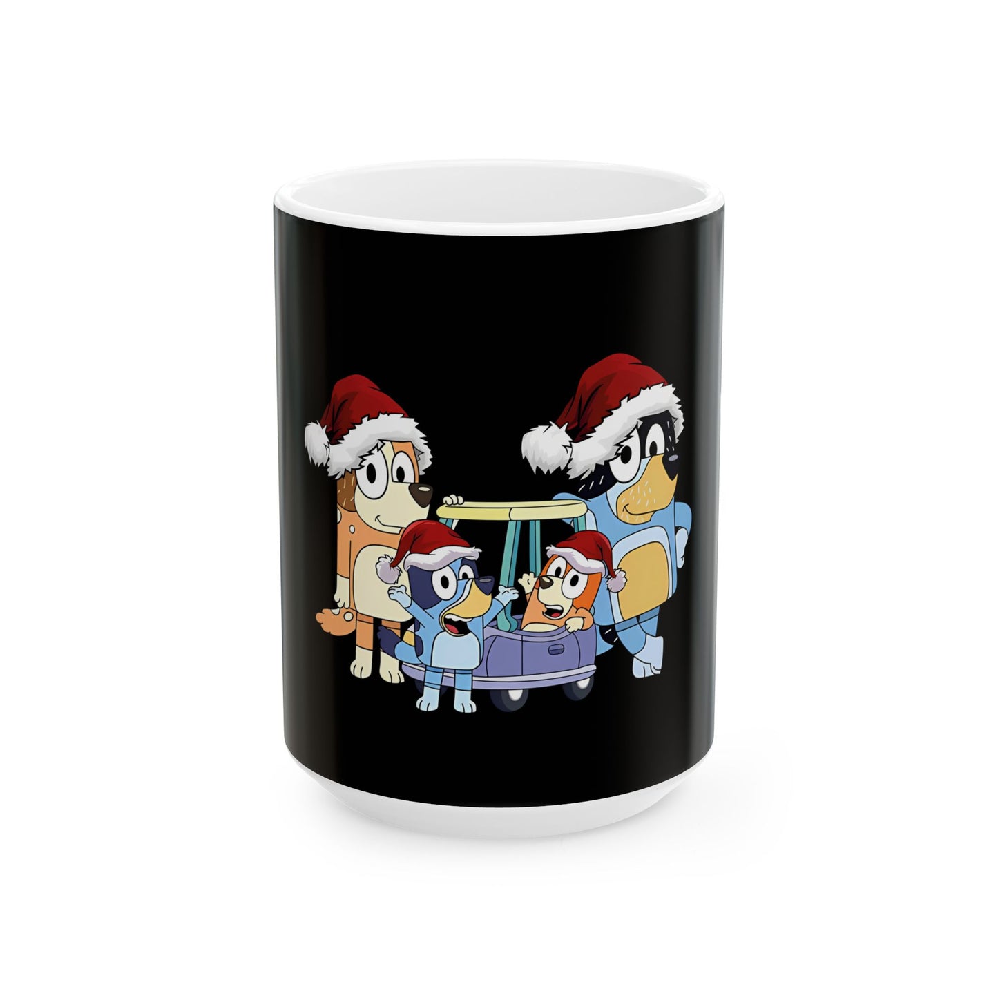 Princess Grace Festive Dog Themed Ceramic Mug 11oz & 15oz Perfect Holiday Gift
