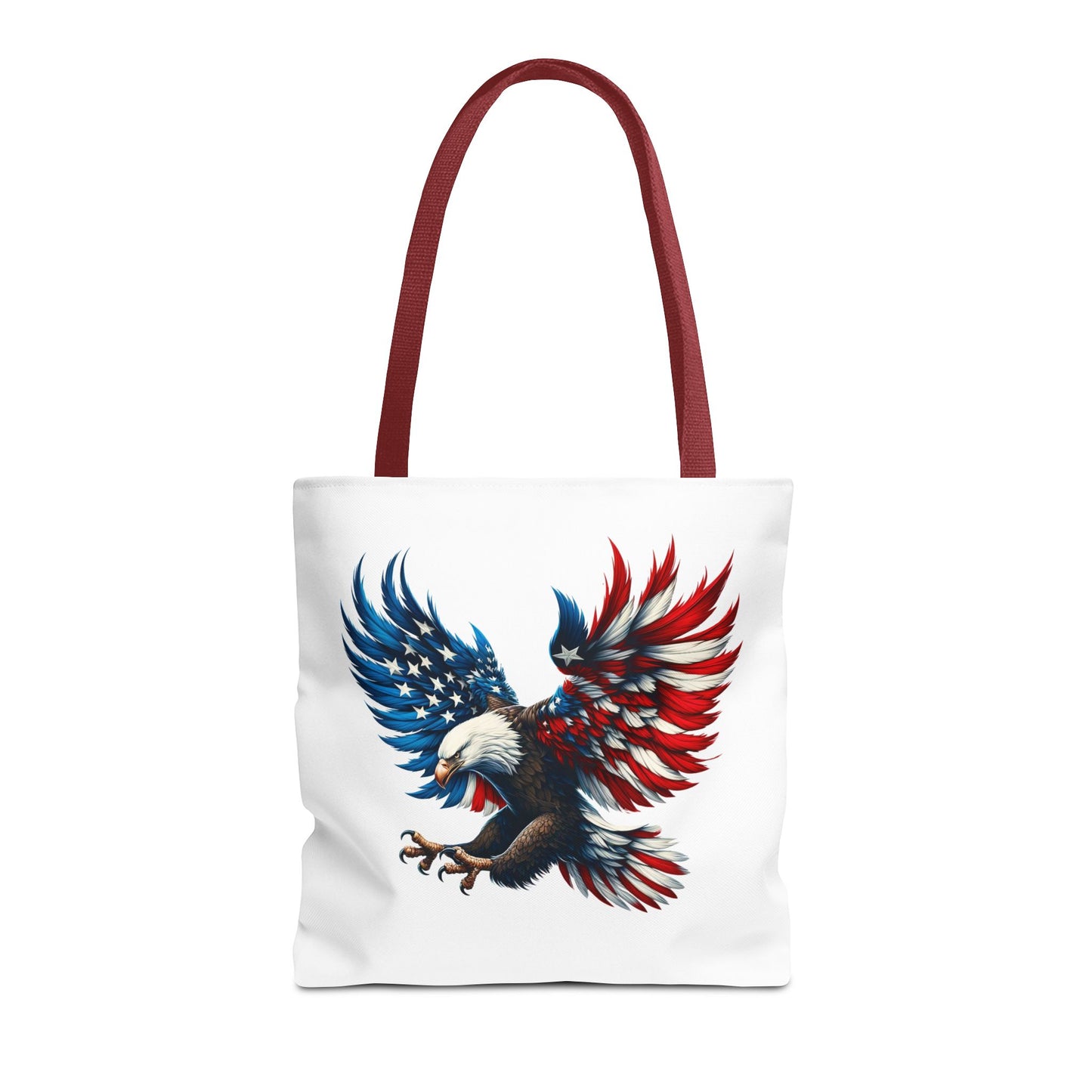 Princess Grace Patriotic American Eagle Tote Bag Bold Freedom Design