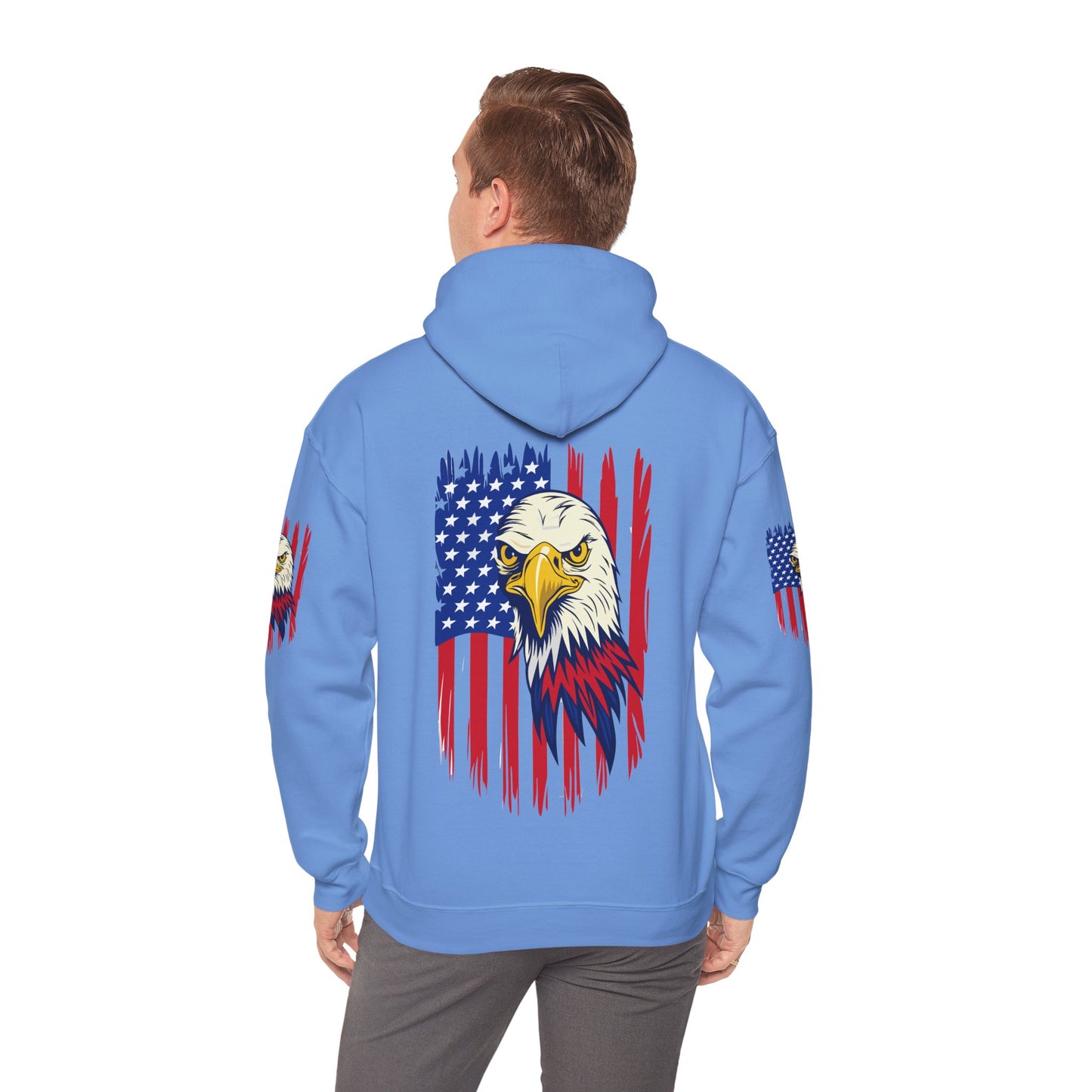 Princess Grace Patriotic Eagle Unisex Heavy Blend Hoodie
