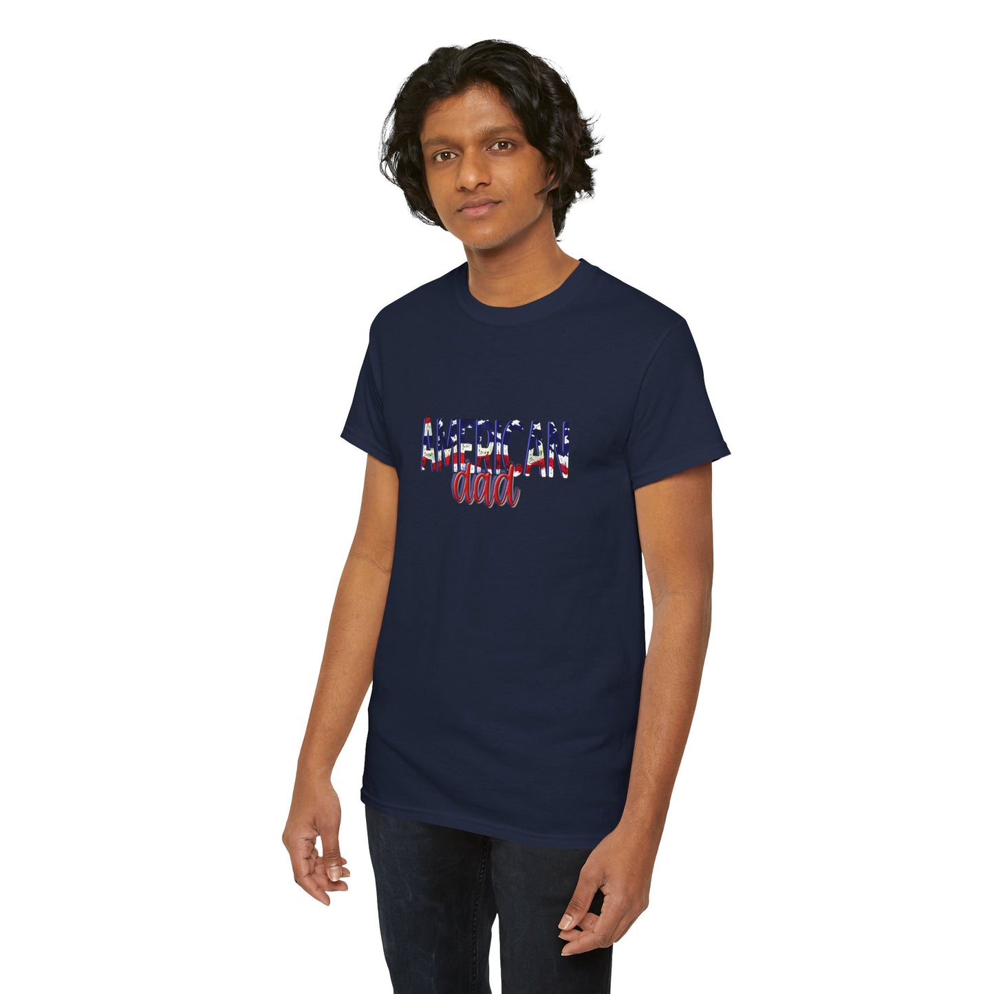 Princess Grace Patriotic American Dad Tee Unisex Heavy Cotton T-Shirt