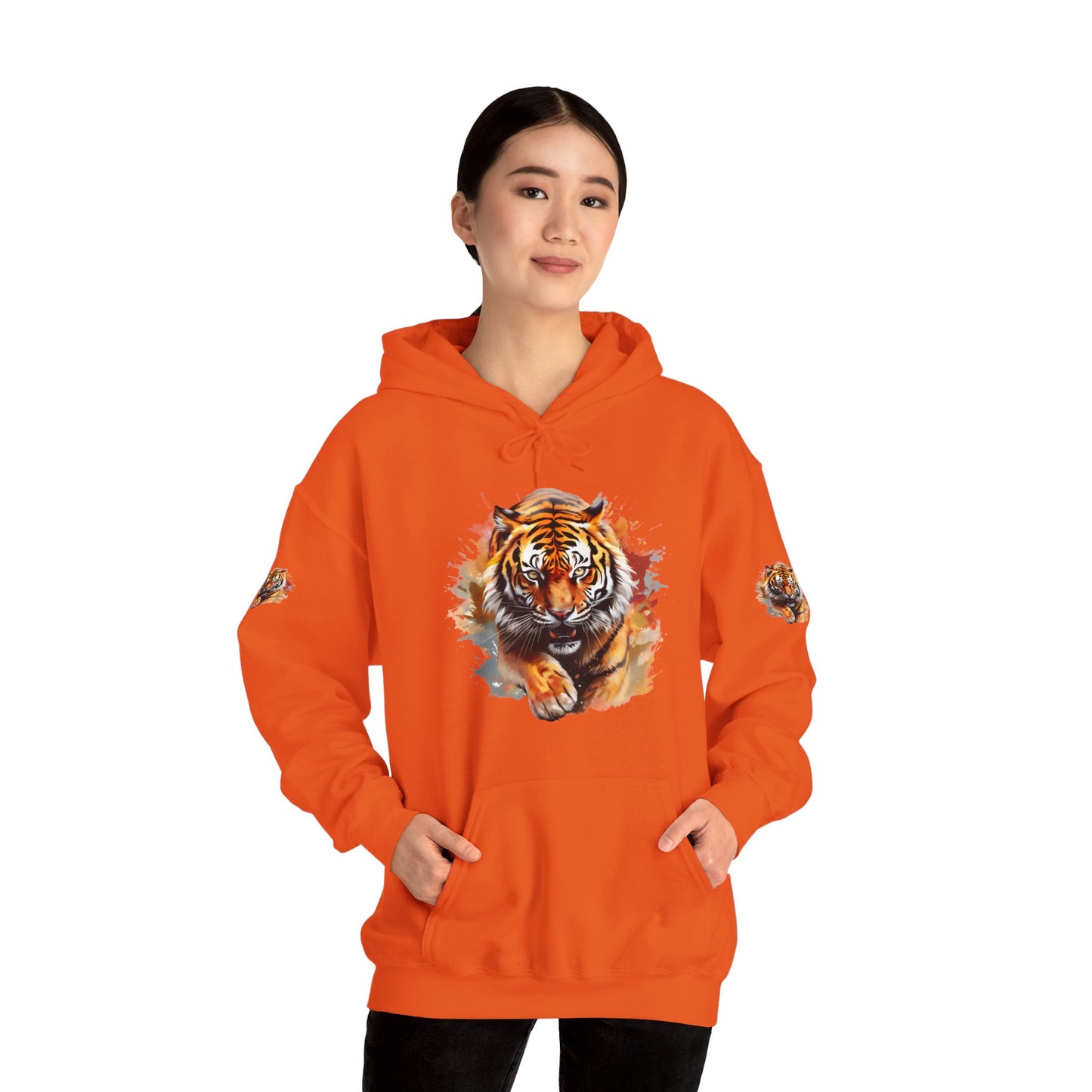 Princess Grace Fierce Tiger Graphic Unisex Heavy Blend Hoodie
