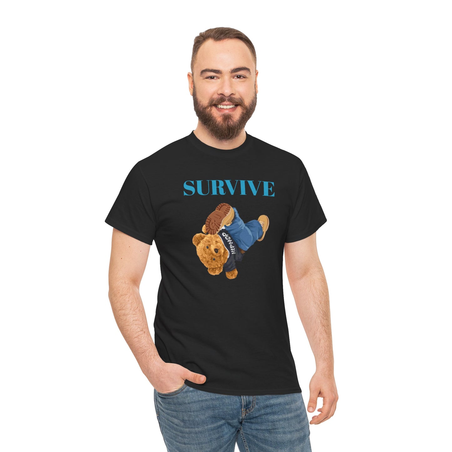 Princess Grace Survive Graphic Unisex Heavy Cotton Tee