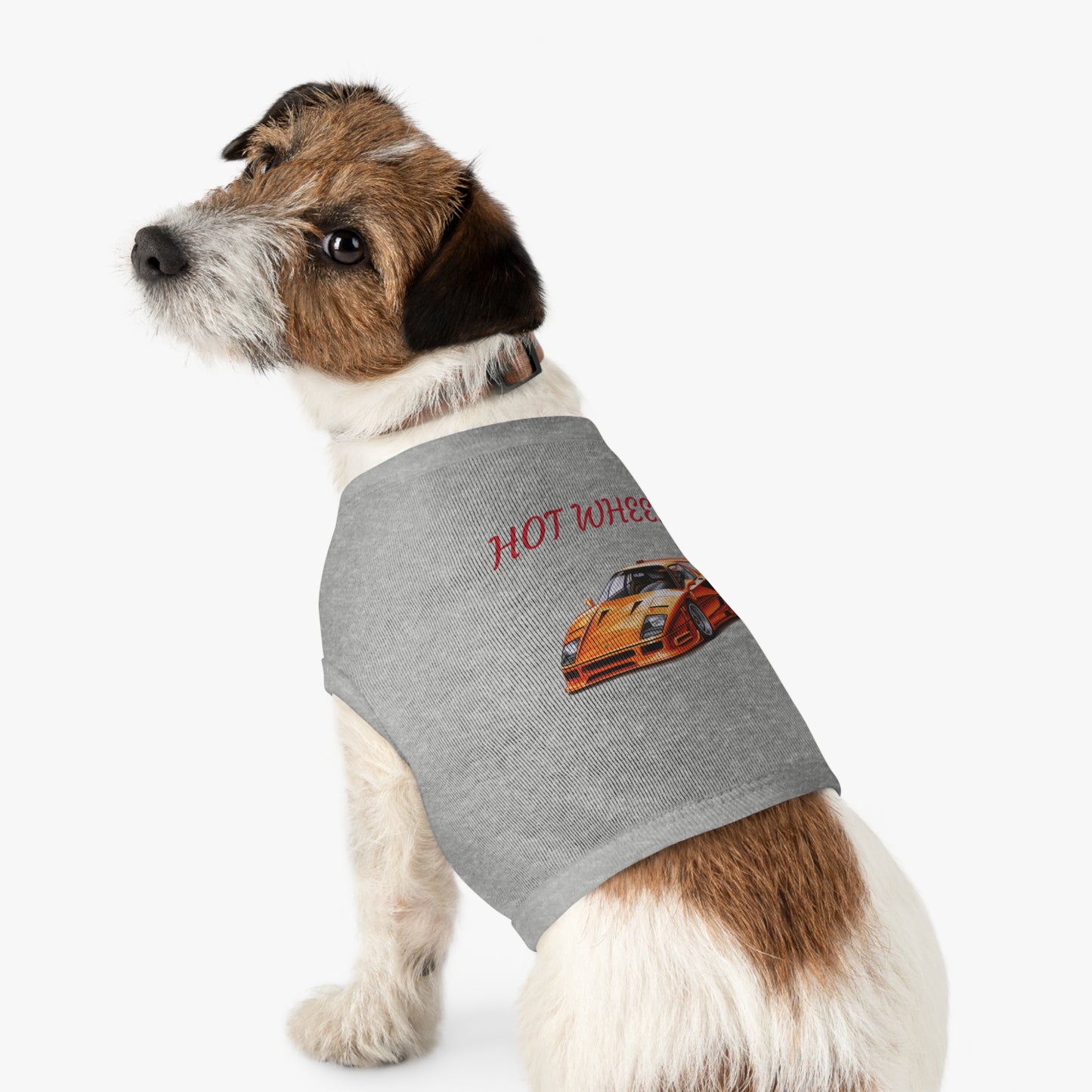 Princess Grace Hot Wheels Cool Car Pet Tank Top Design for Stylish Pets