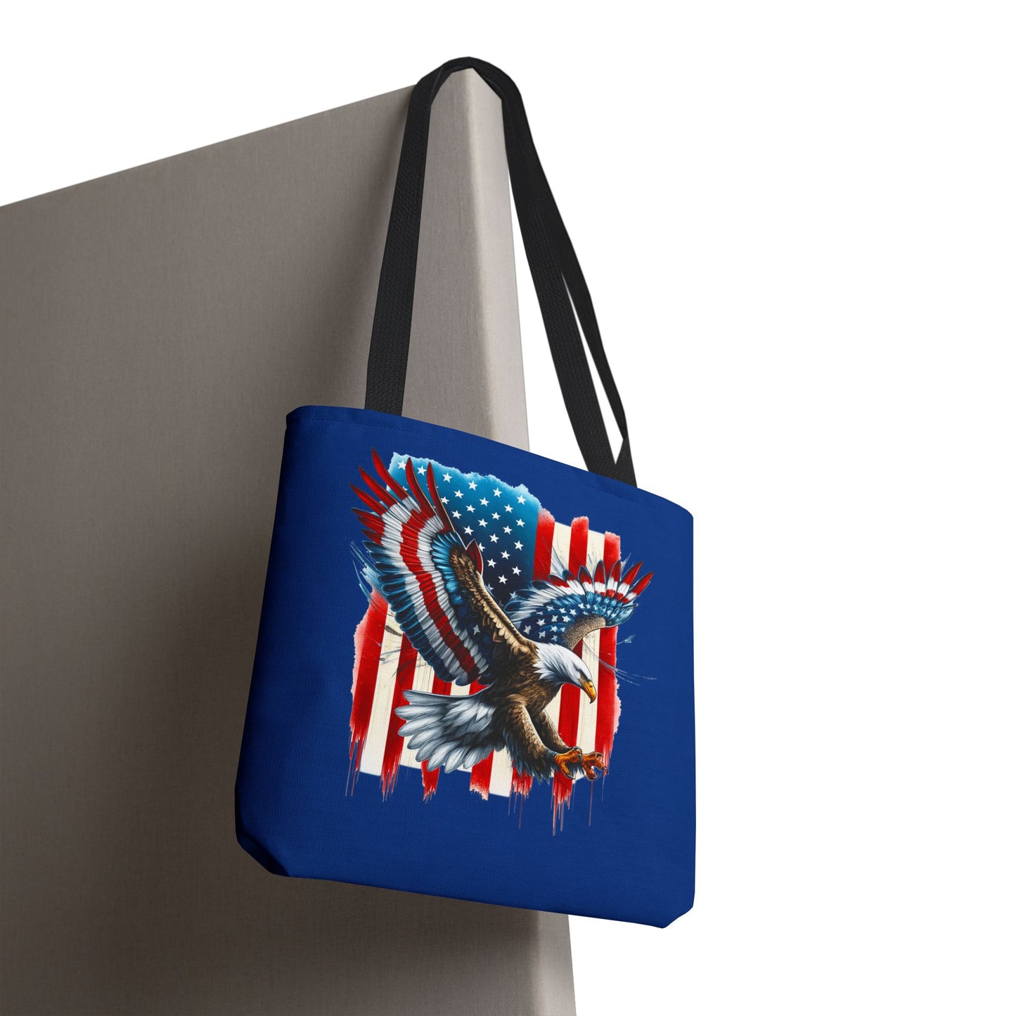 Princess Grace Patriotic Eagle Tote Bag American Flag Design