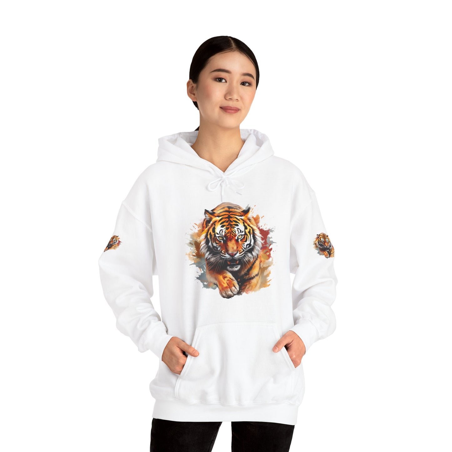 Princess Grace Fierce Tiger Graphic Unisex Heavy Blend Hoodie