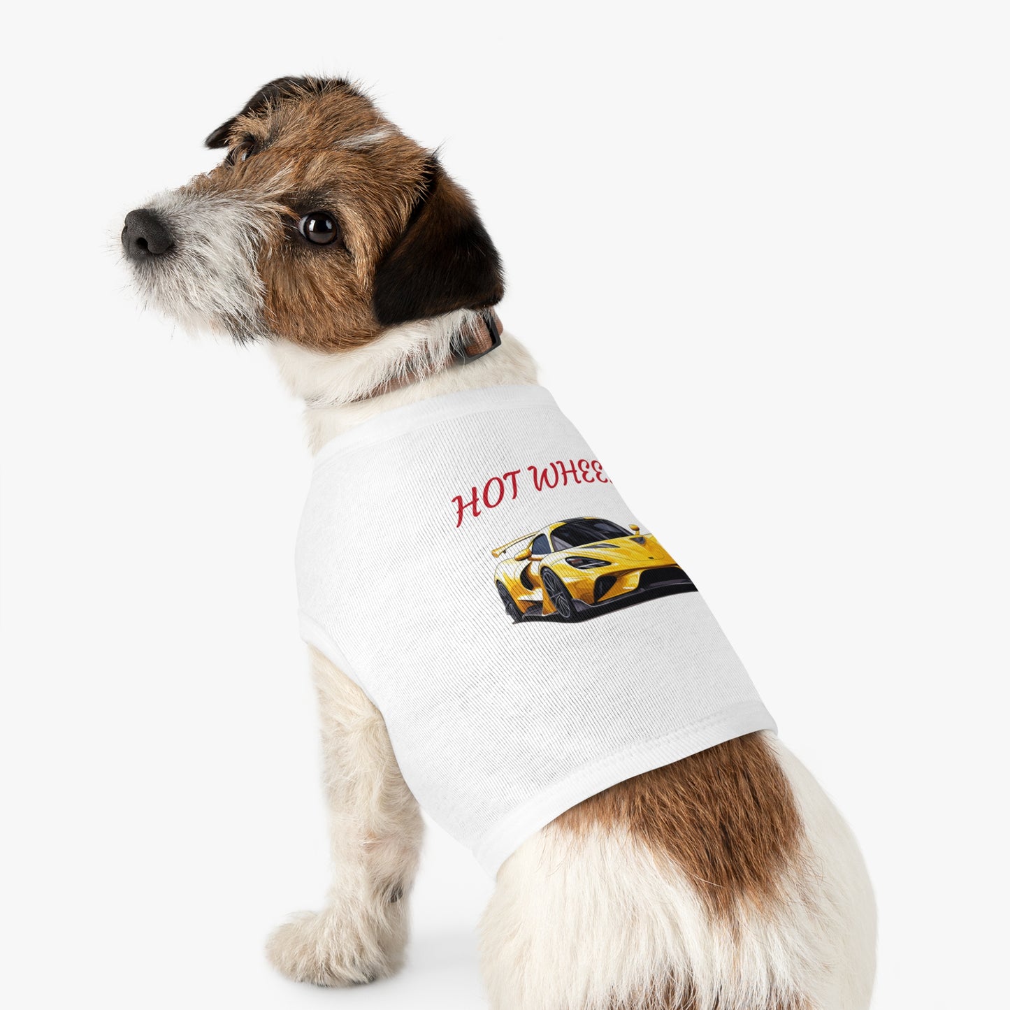 Princess Grace Hot Wheels Pet Tank Top Stylish Automotive Dog Shirt for Car Lovers