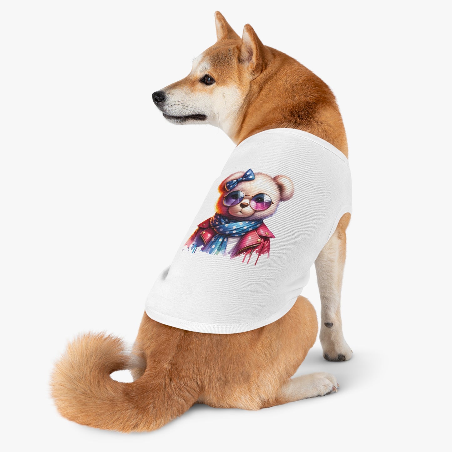 Princess Grace CUTE Trendy Pet Tank Top with Stylish Bear Design