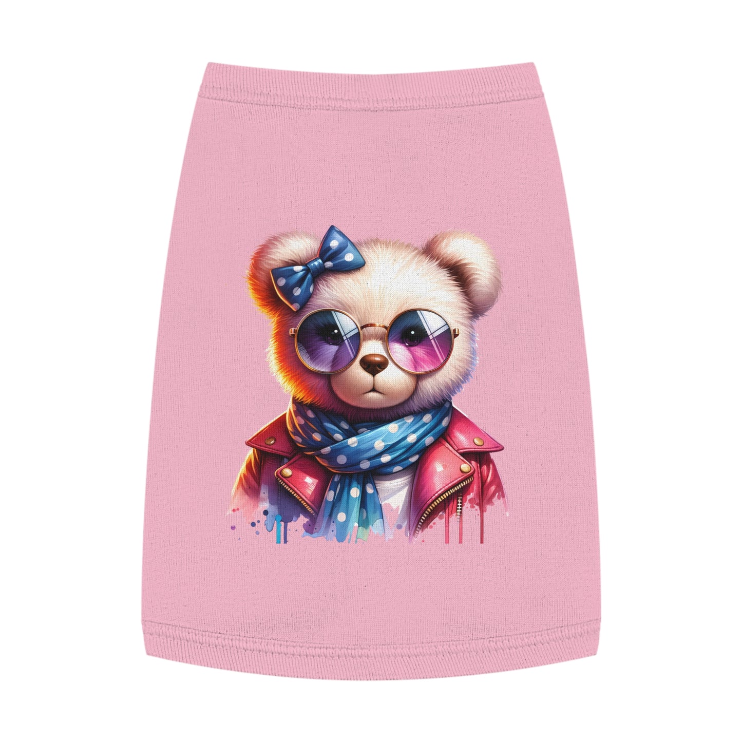Princess Grace CUTE Trendy Pet Tank Top with Stylish Bear Design