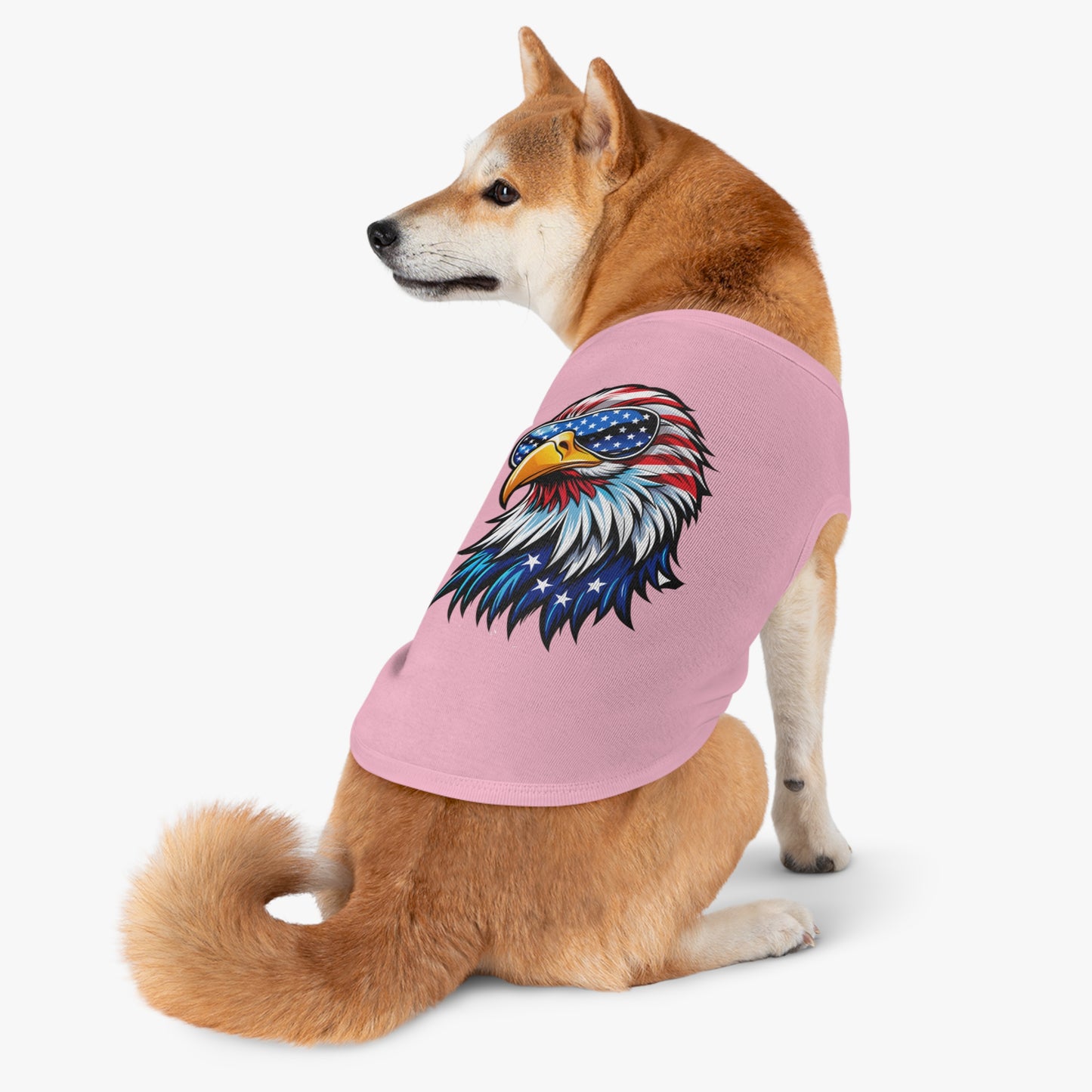 Princess Grace Patriotic Eagle Pet Tank Top USA Independence Day Dog Apparel