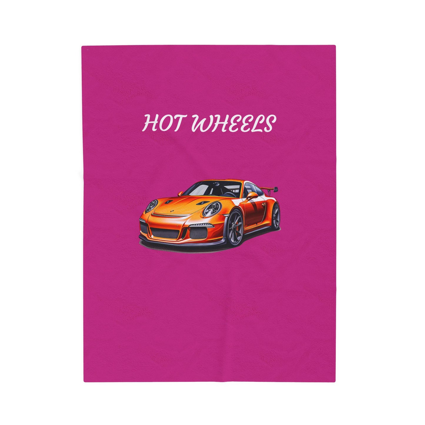 Princess Grace Hot Wheels Plush Blanket Cozy Automotive Throw for Car Enthusiasts