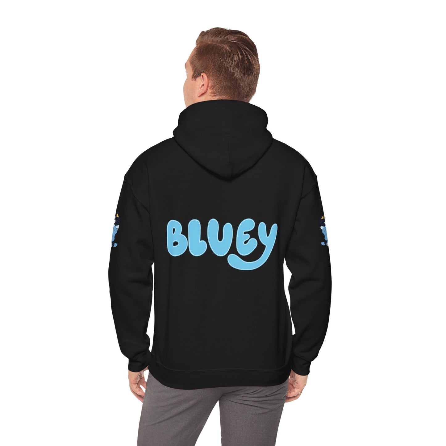 Princess Grace Bluey Unisex Hooded Sweatshirt Cozy Cartoon Style for Kids & Adults