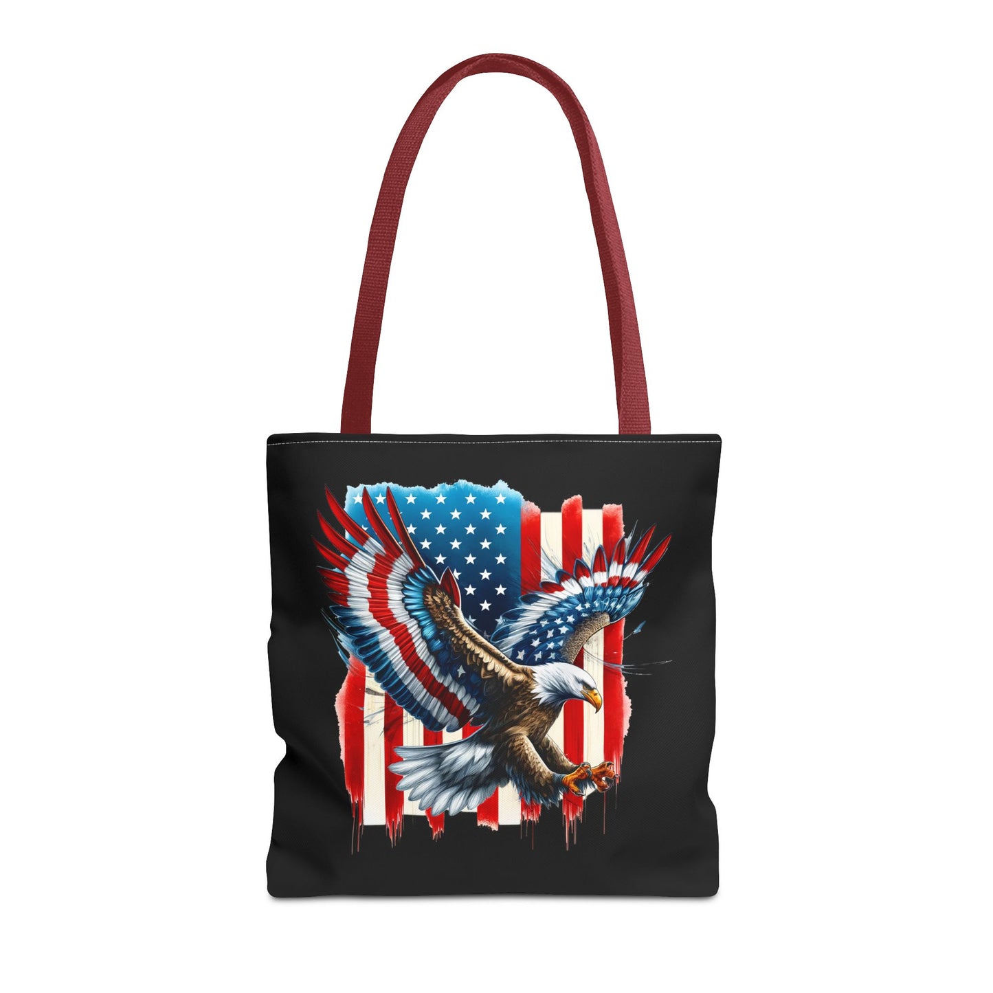 Princess Grace Patriotic Eagle Tote Bag American Flag Design