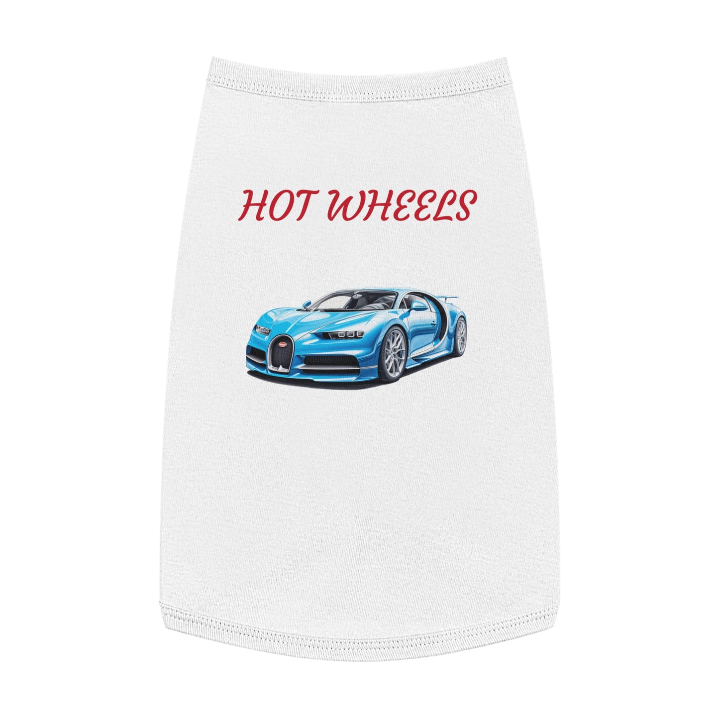 Princess Grace Hot Wheels Pet Tank Top Sporty Style for Car Lovers