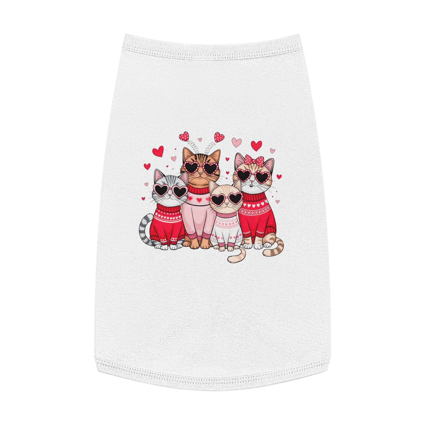 Princess Grace CUTE Adorable Cat Lovers Pet Tank Top Cute Heart Design for Stylish Pets