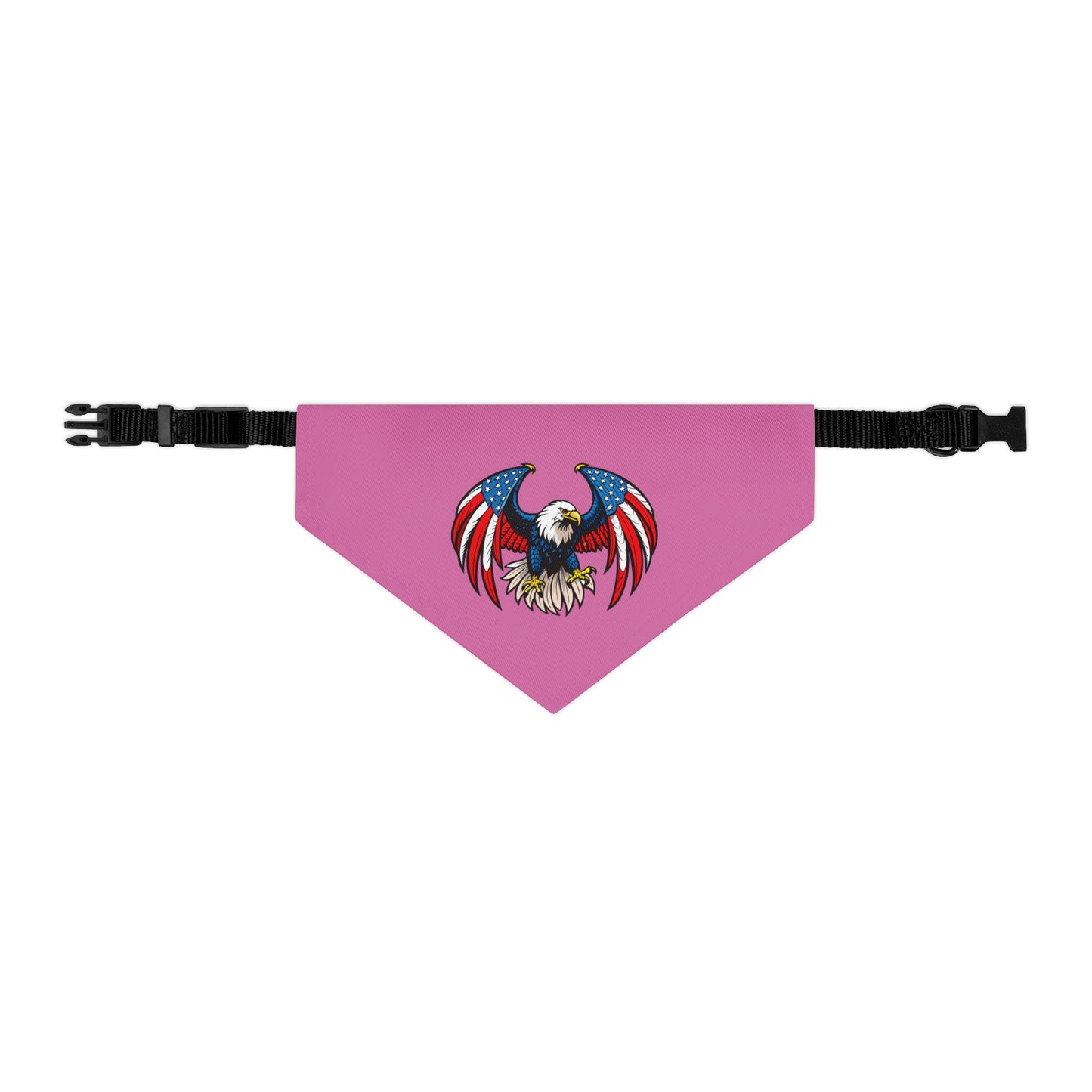 Princess Grace Patriotic Eagle Design Pet Bandana Collar Perfect for Holidays & Celebrations