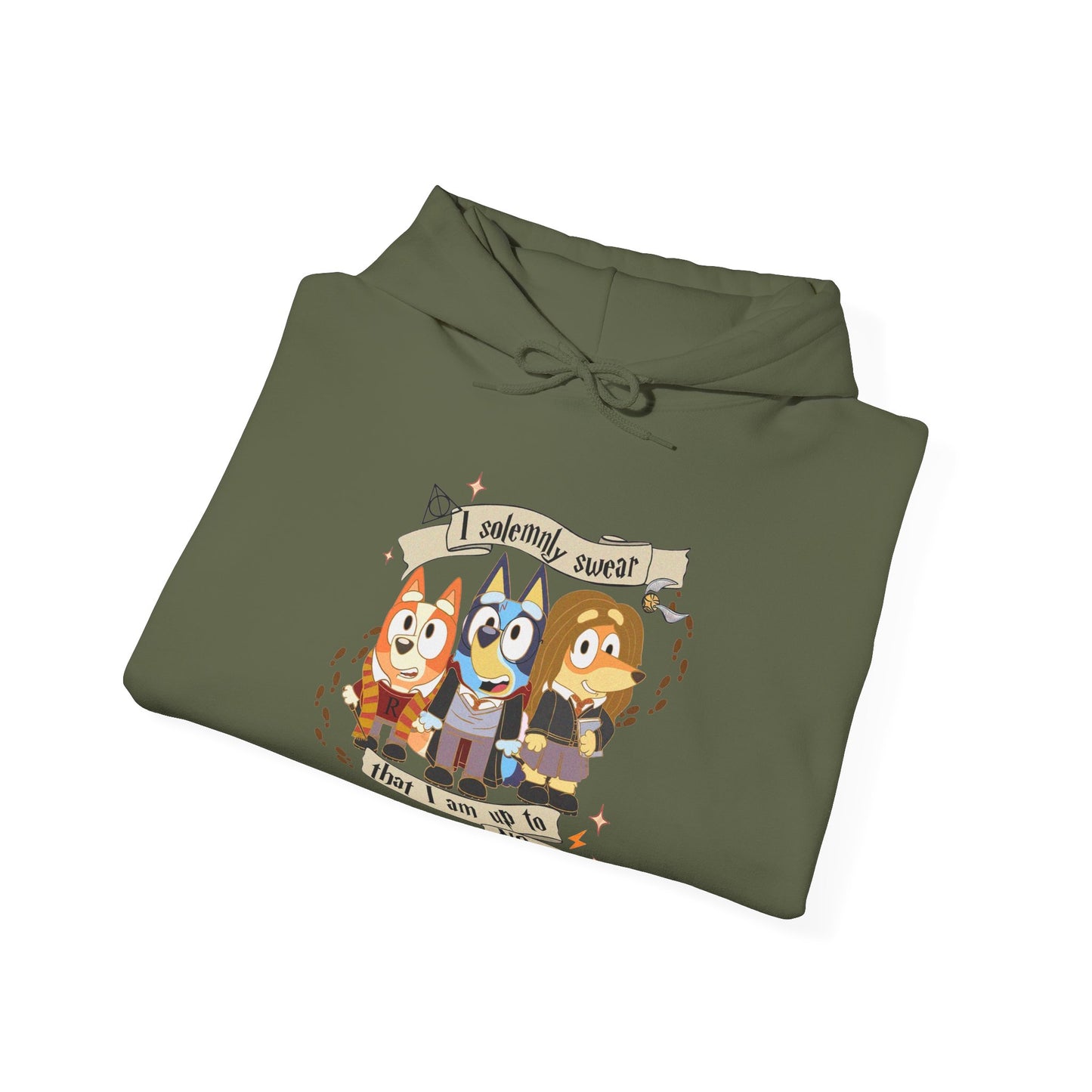 Princess Grace Bluey I Sincerely Sweet! Unisex Heavy Blend Hooded Sweatshirt for Fun Loving Fans