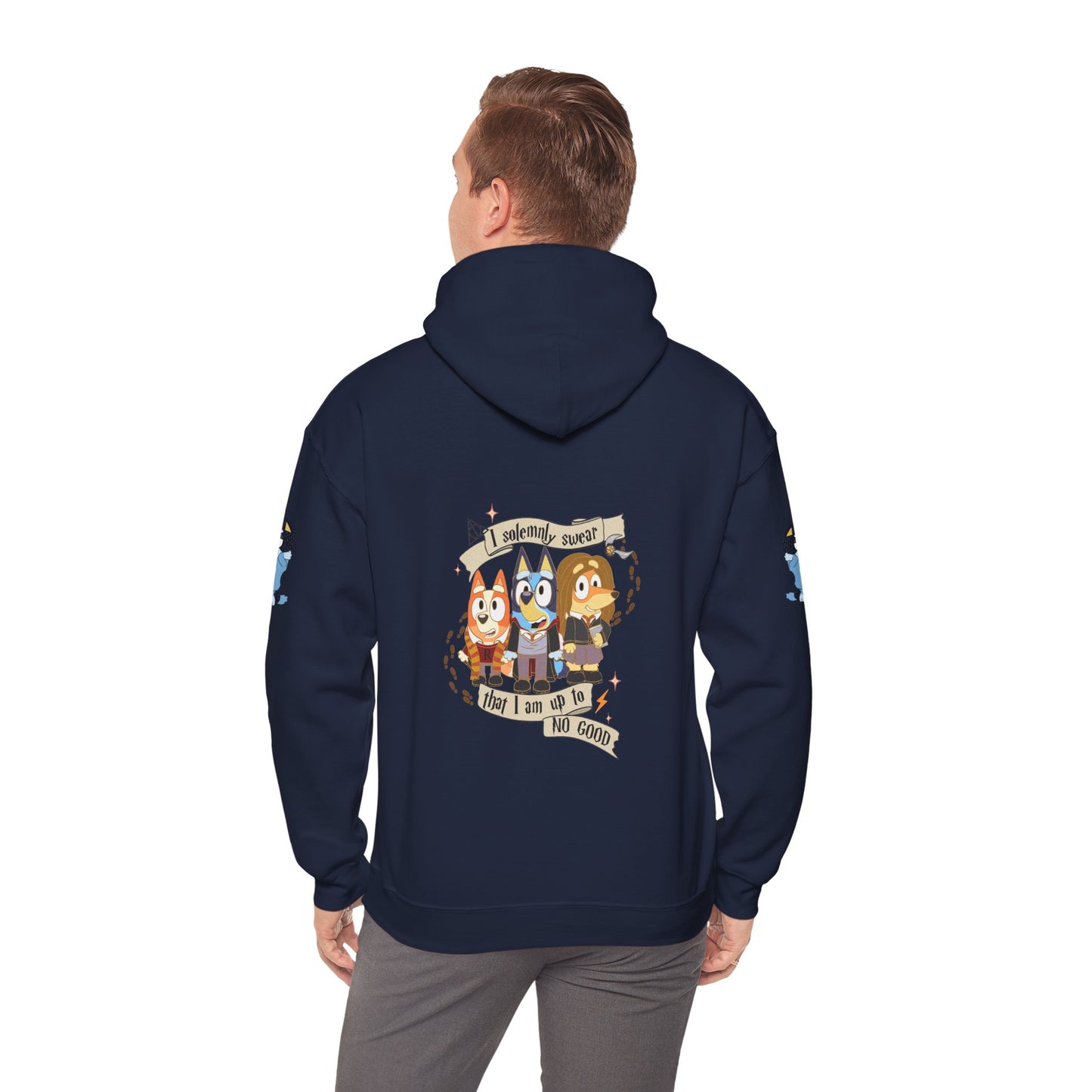 Princess Grace Bluey I Sincerely Sweet! Unisex Heavy Blend Hooded Sweatshirt for Fun Loving Fans