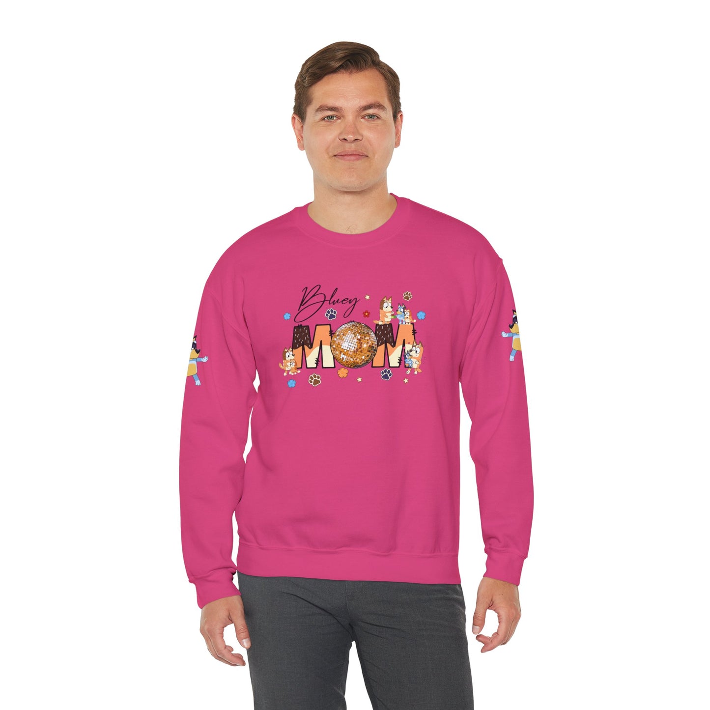Princess Grace Bluey Mom Crewneck Sweatshirt Cozy Gift for Moms