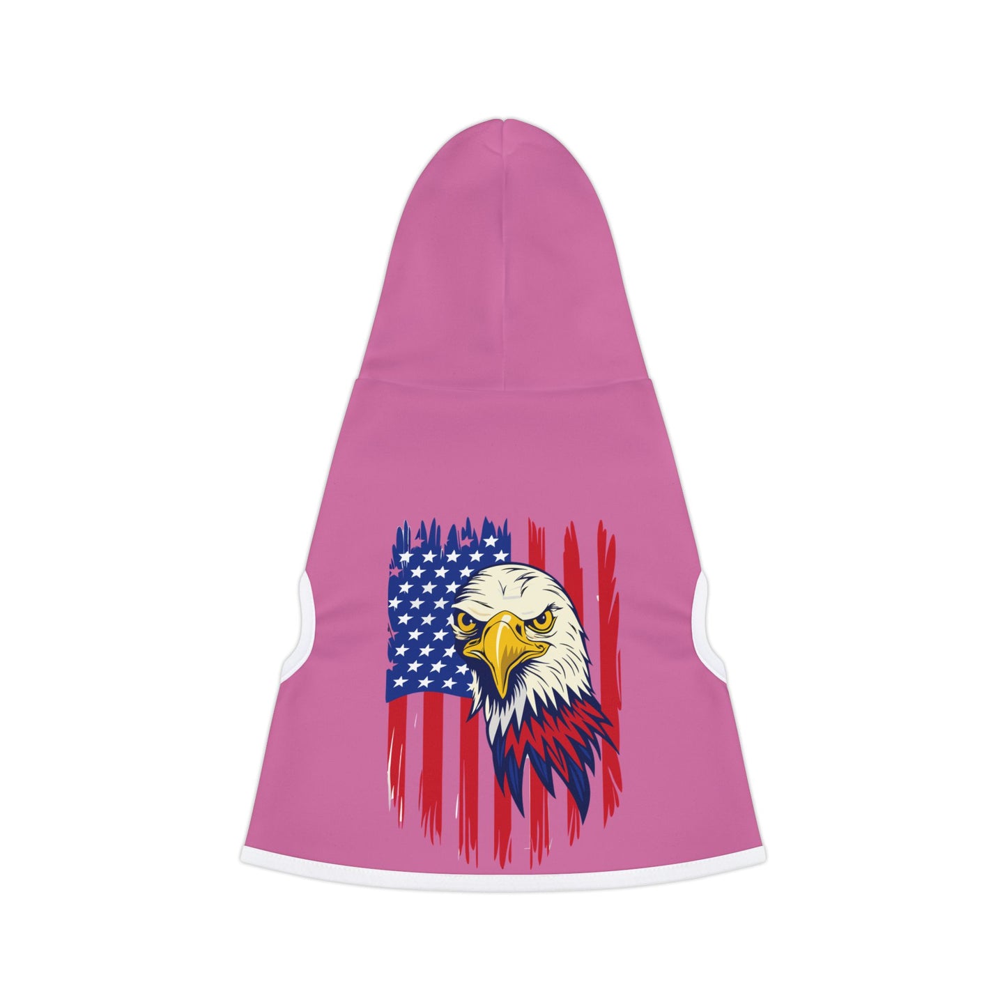 Princess Grave Patriotic Pet Hoodie with Eagle Design Perfect for Celebrations