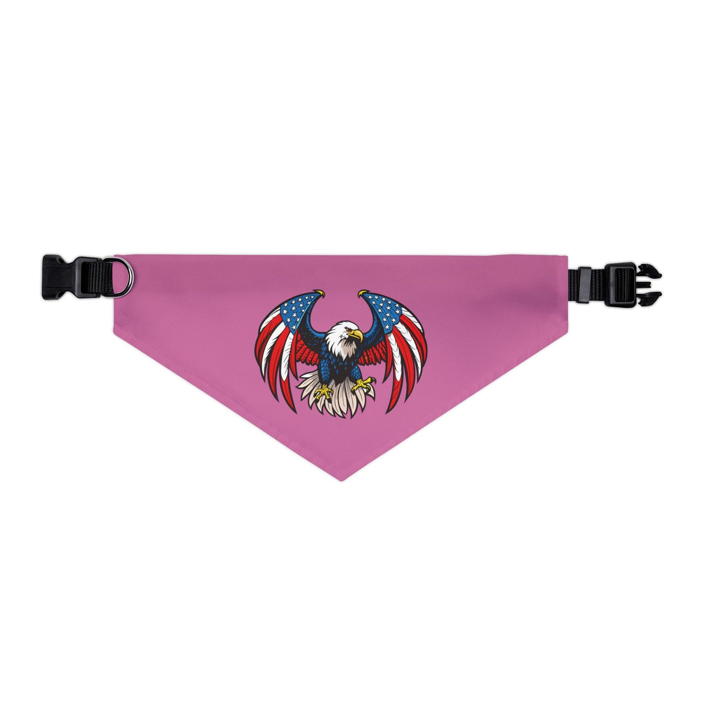 Princess Grace Patriotic Eagle Design Pet Bandana Collar Perfect for Holidays & Celebrations