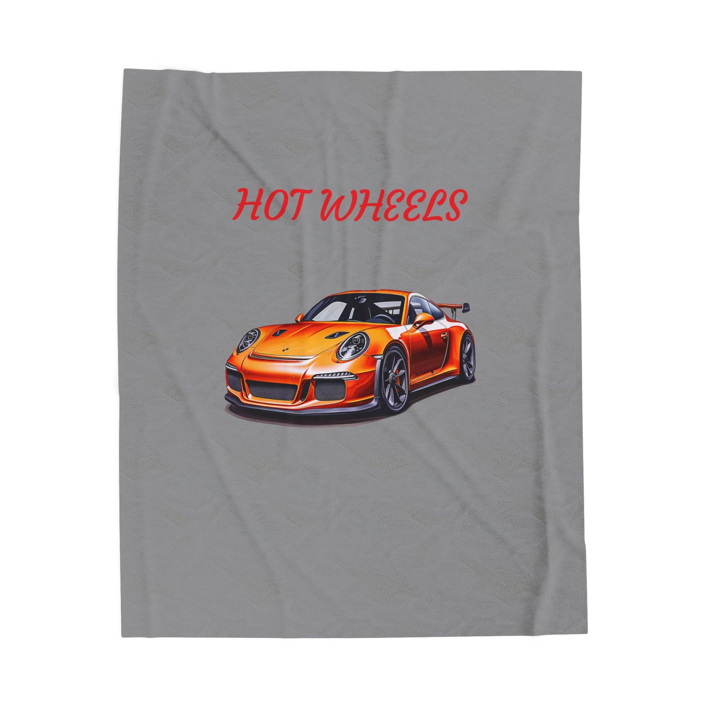 Princess Grace Hot Wheels Velveteen Plush Blanket Cozy Car Blanket for Automotive Enthusiasts