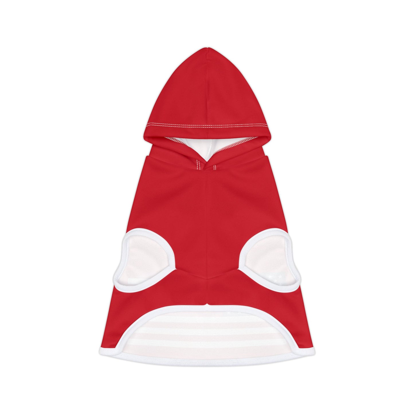 Princess Grace Patriotic Red Pet Hoodie with Flag Design