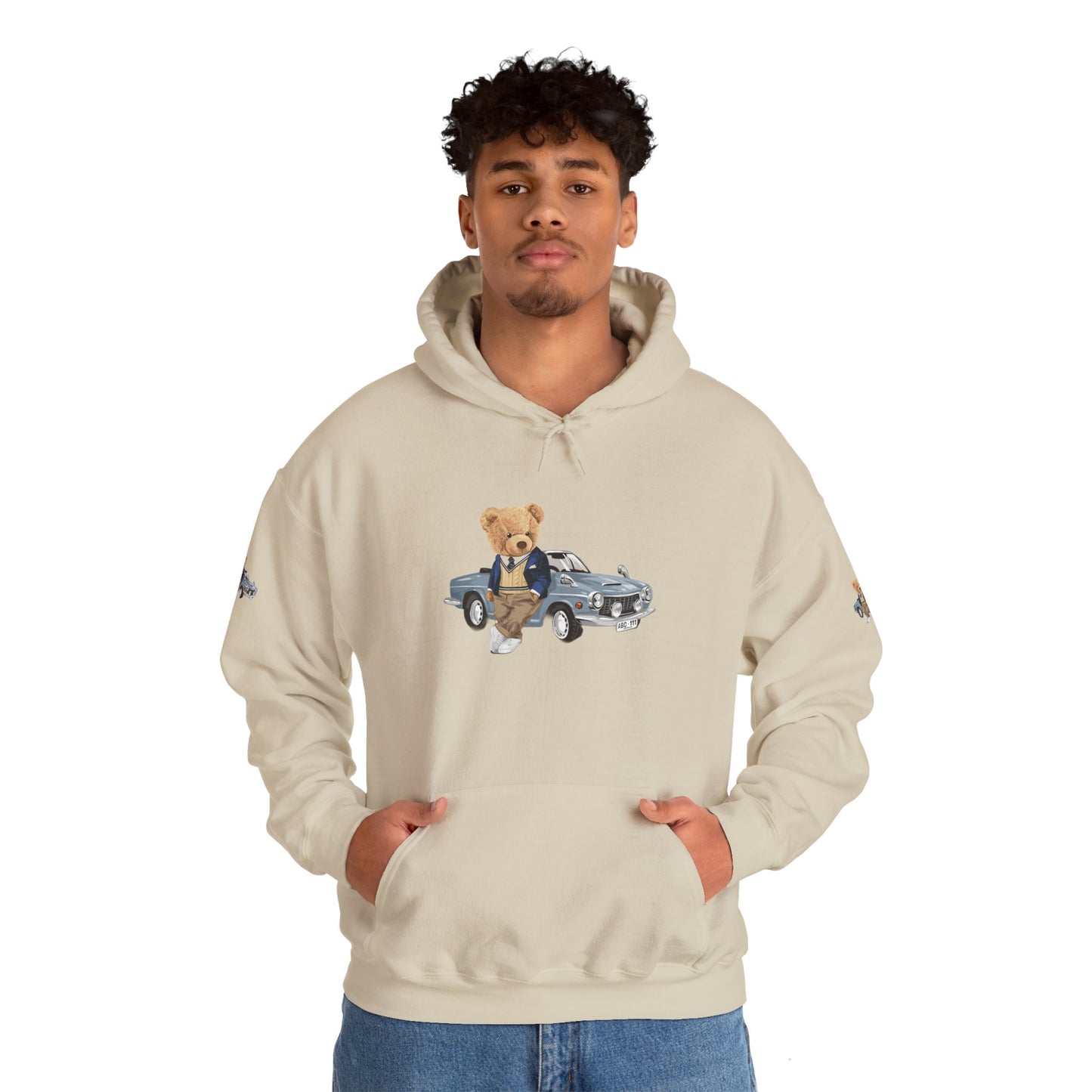 Princess Grace Luxury Bear Hoodie Chic & Cozy Unisex Sweatshirt
