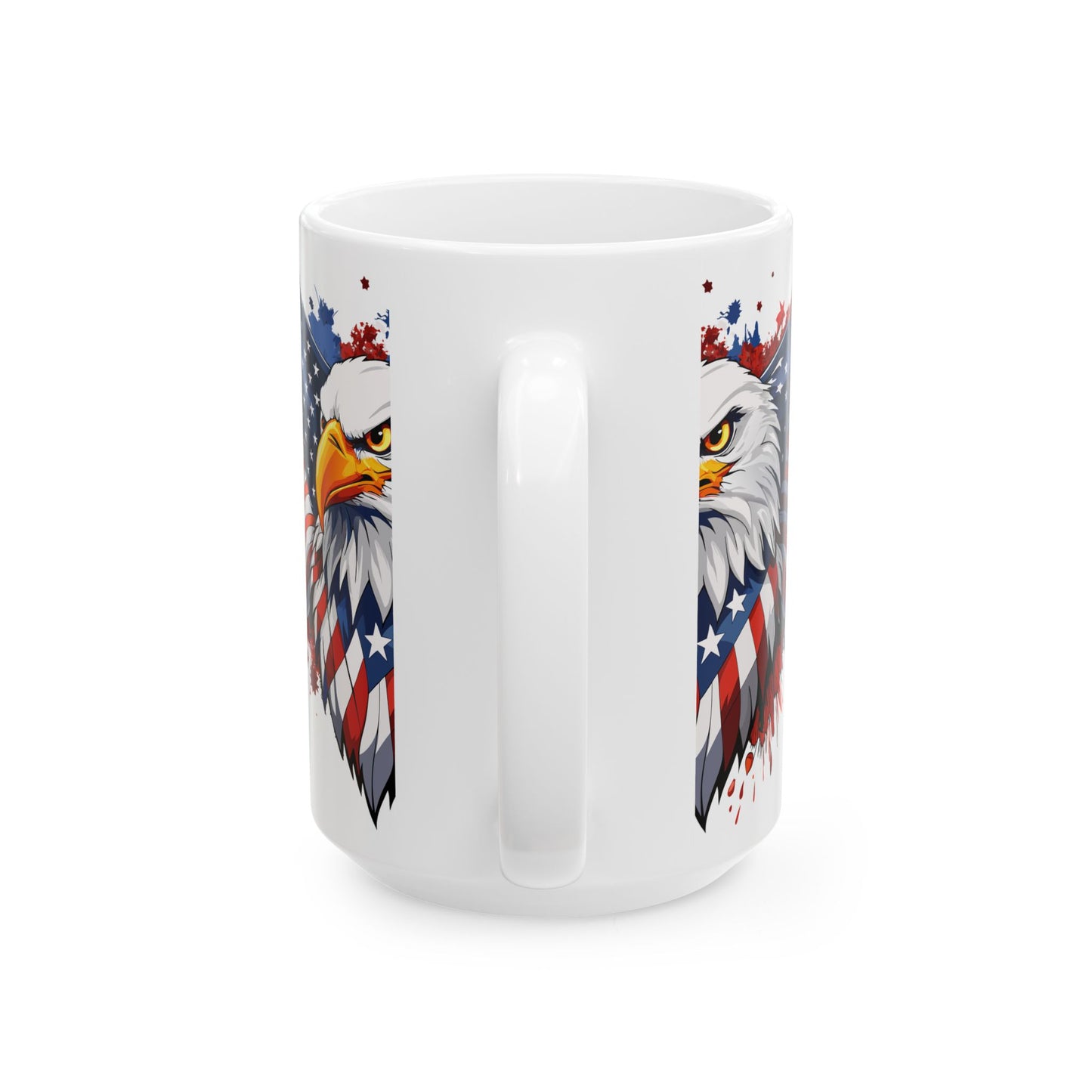 Princess Grace Patriotic Eagle Ceramic Mug 11oz & 15oz