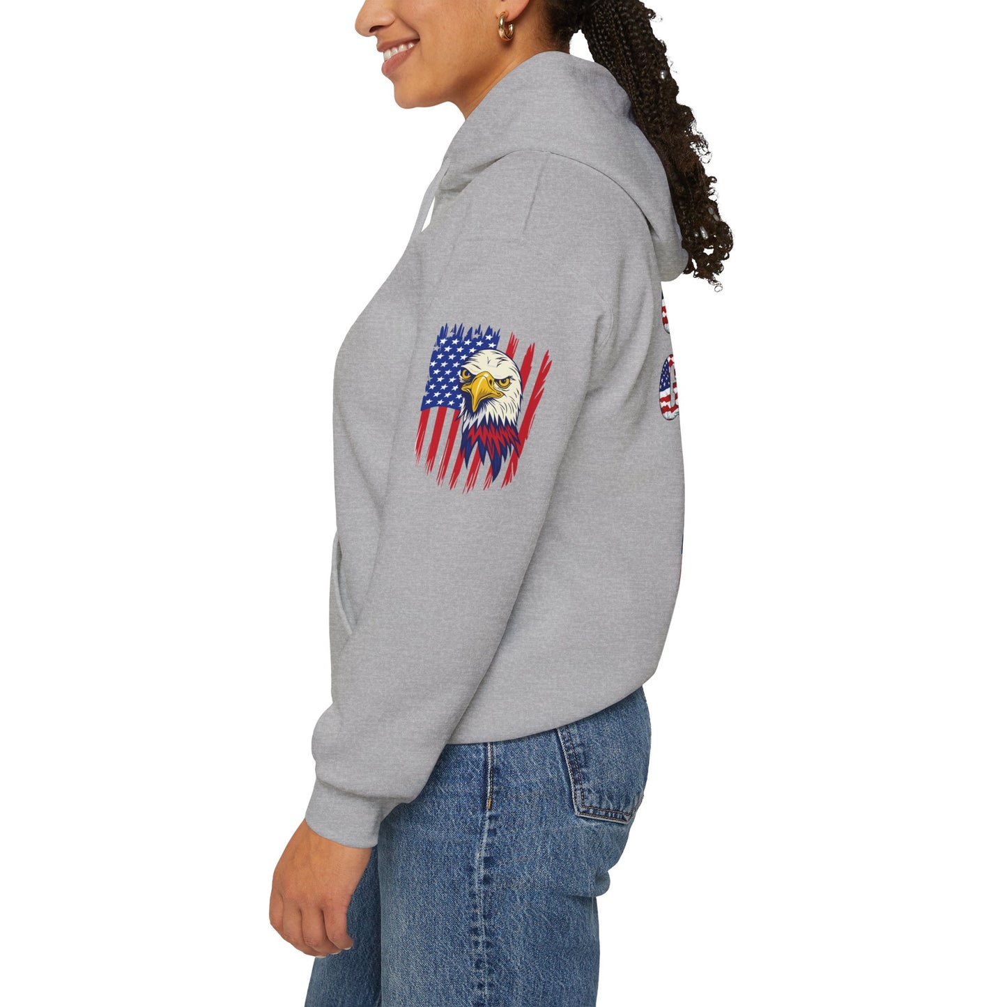 Princess Grace Patriotic Coast Guard Sweatshirt Unisex Heavy Blend Hoodie