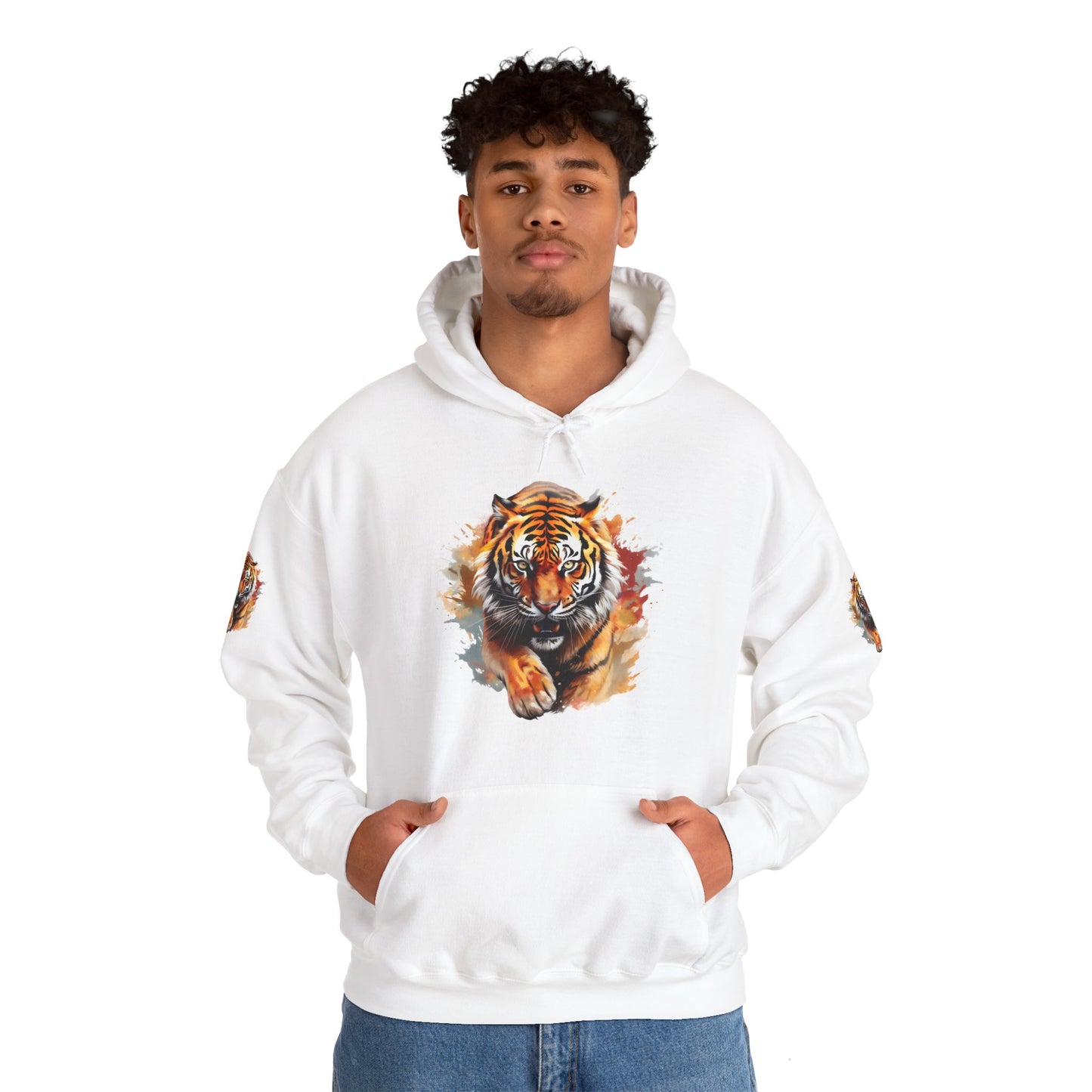 Princess Grace Fierce Tiger Graphic Unisex Heavy Blend Hoodie