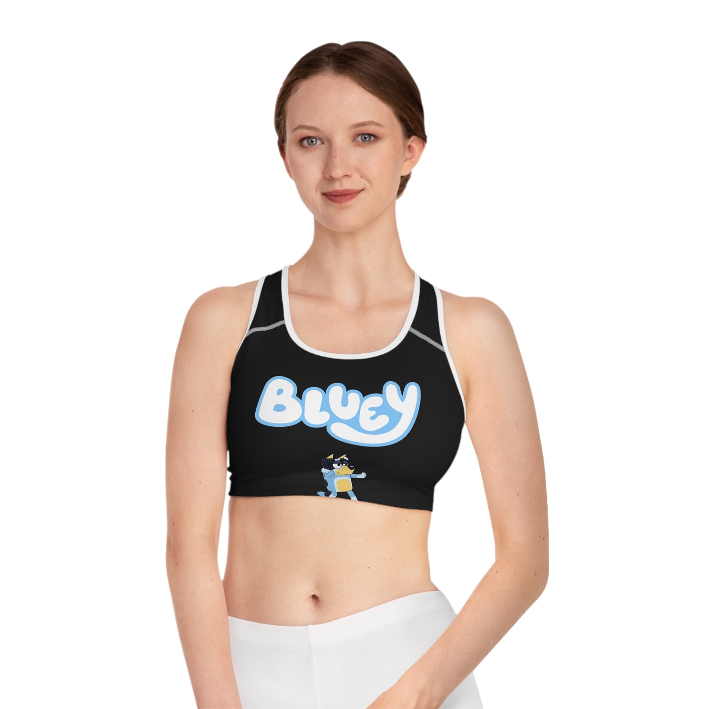 Princess Grace Bluey Sports Bra Fun and Functional Activewear for Fans