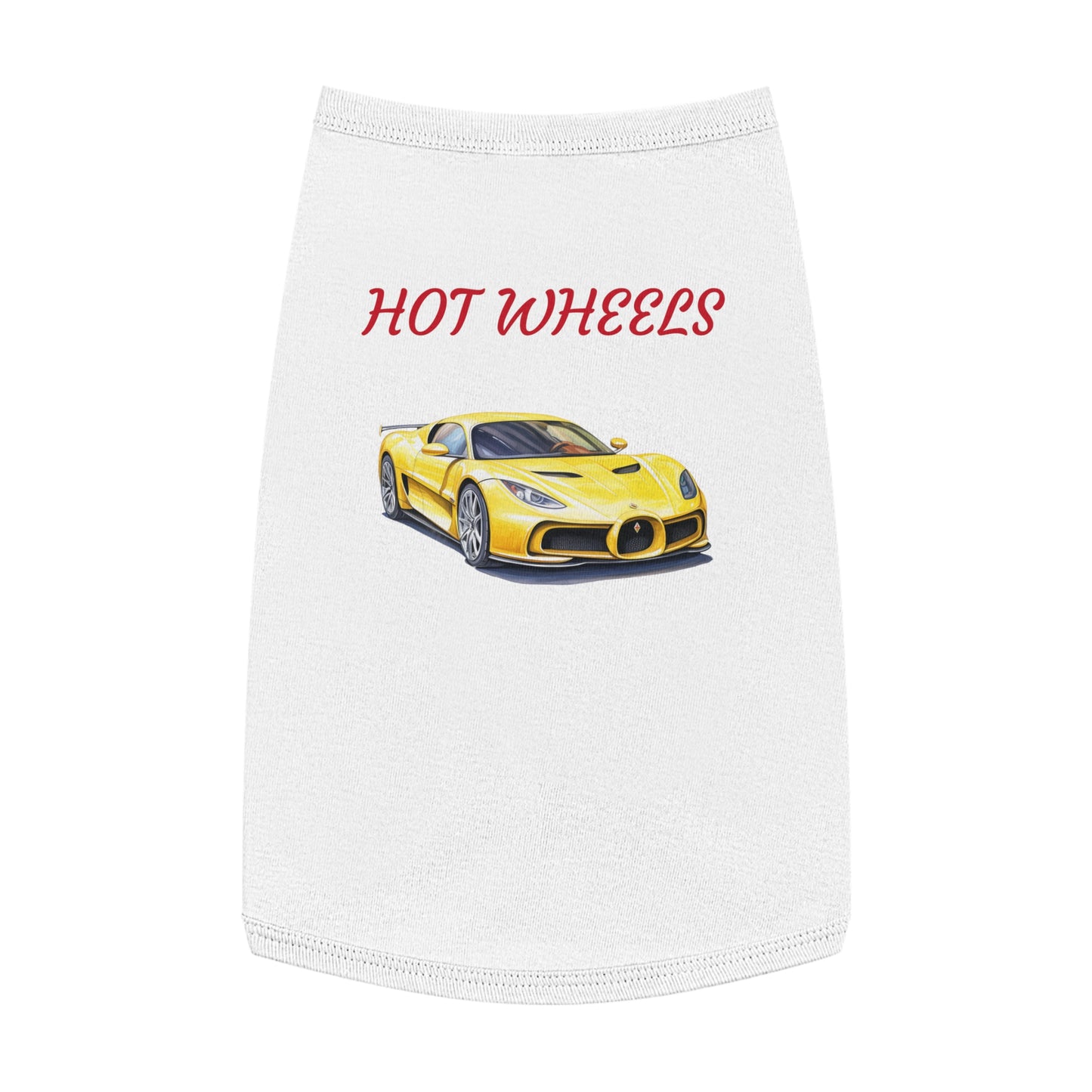 Princess Grace Hot Wheels Pet Tank Top Stylish Dog Apparel for Car Lovers