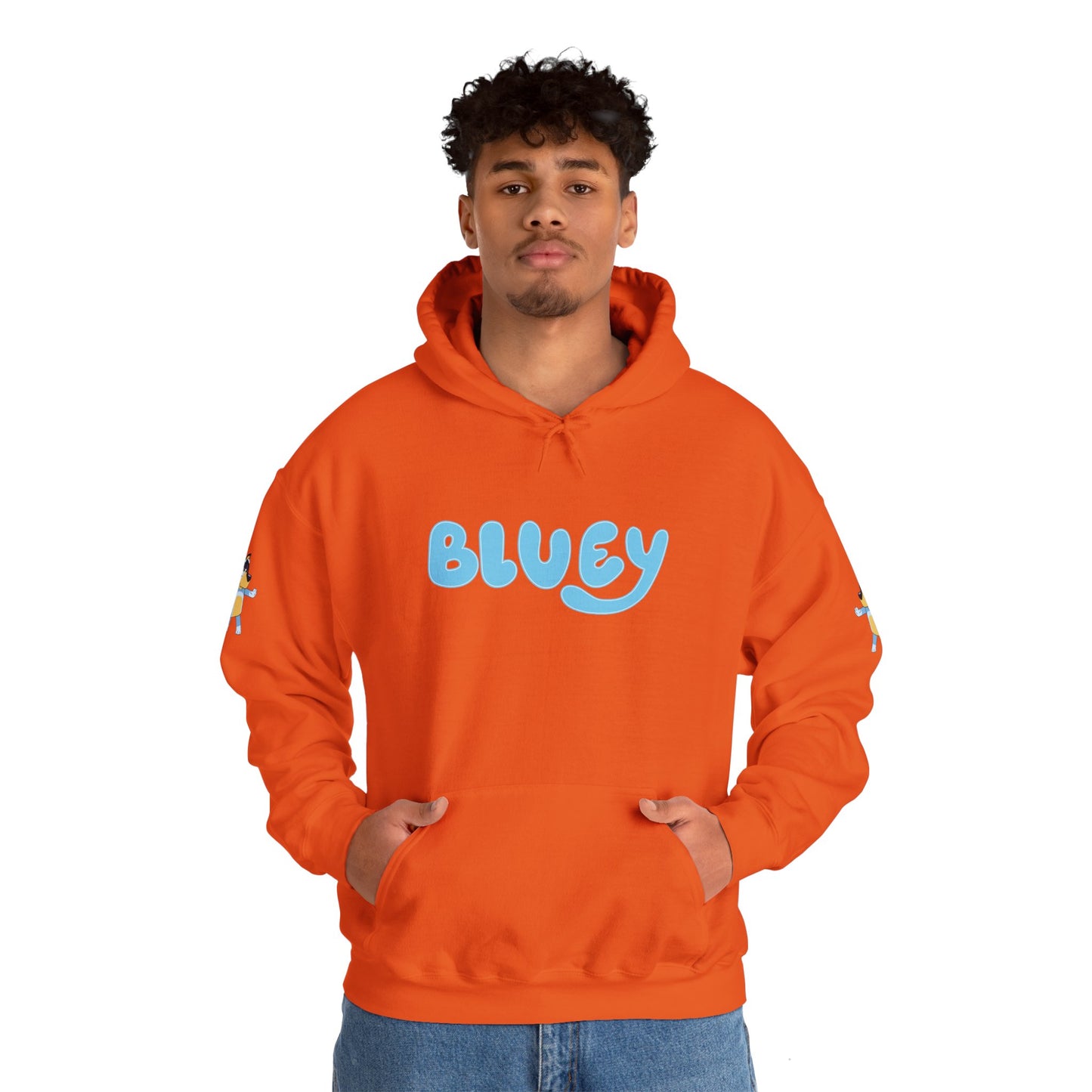 Princess Grace Bluey Unisex Hooded Sweatshirt Cozy Cartoon Style for Kids & Adults