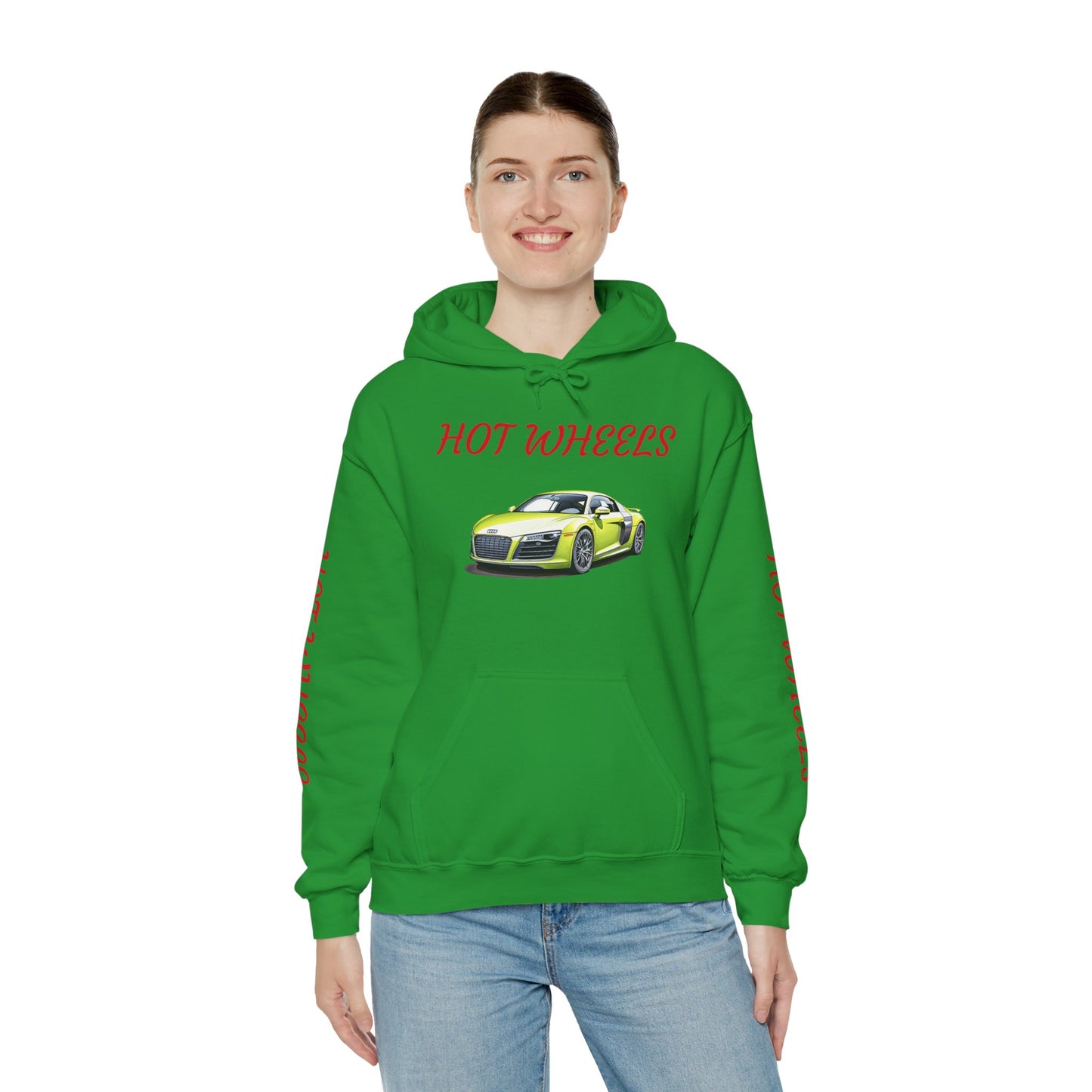 Princess Grace Hot Wheels Unisex Hooded Sweatshirt Cool Car Design for Auto Enthusiasts