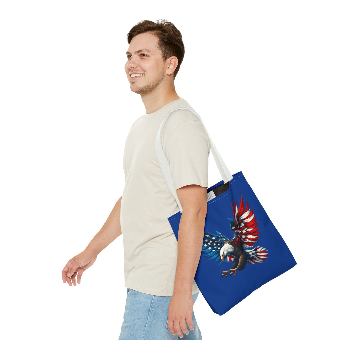 Princess Grace Patriotic Eagle Tote Bag Perfect for Independence Day & Everyday Carry