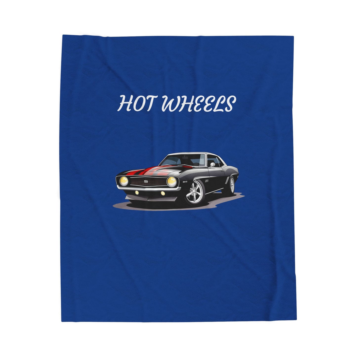 Princess Grace Hot Wheels Velveteen Plush Blanket Cozy Car Lover Gift