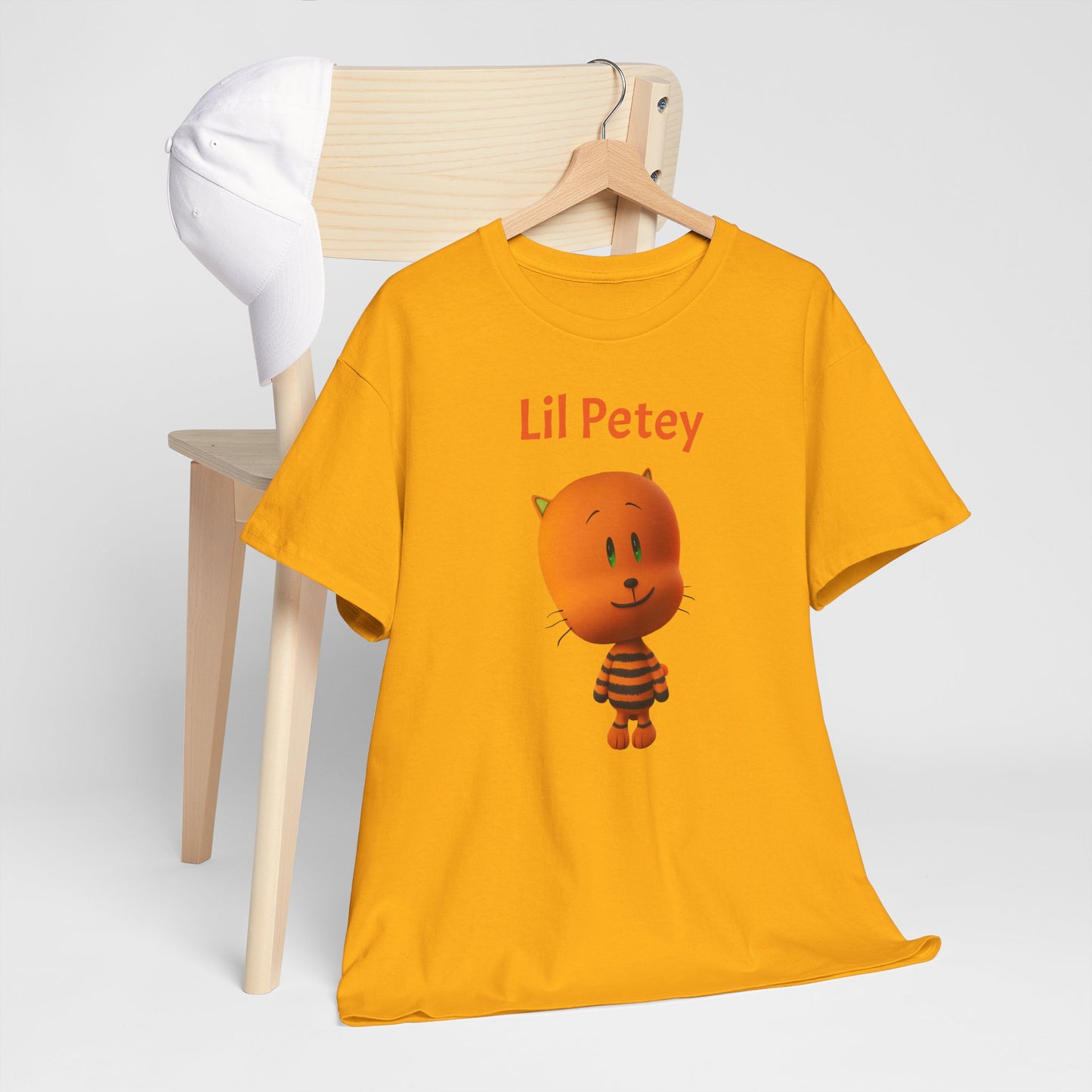 Princess Grace Lil Petey Unisex Heavy Cotton Tee Fun & Playful Cartoon T-Shirt for Kids and Adults