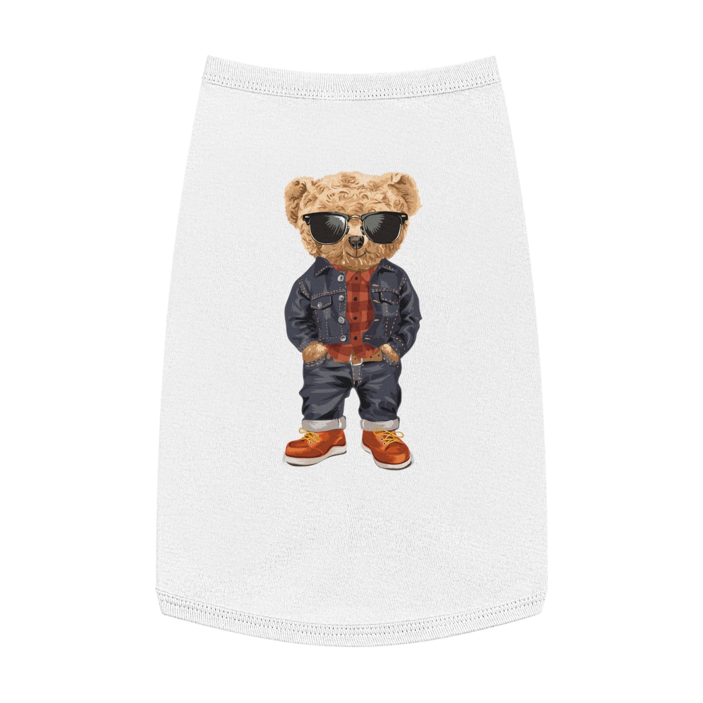 Princess Grace CUTE Cool Bear Pet Tank Top Trendy Dog Apparel for Stylish Pets