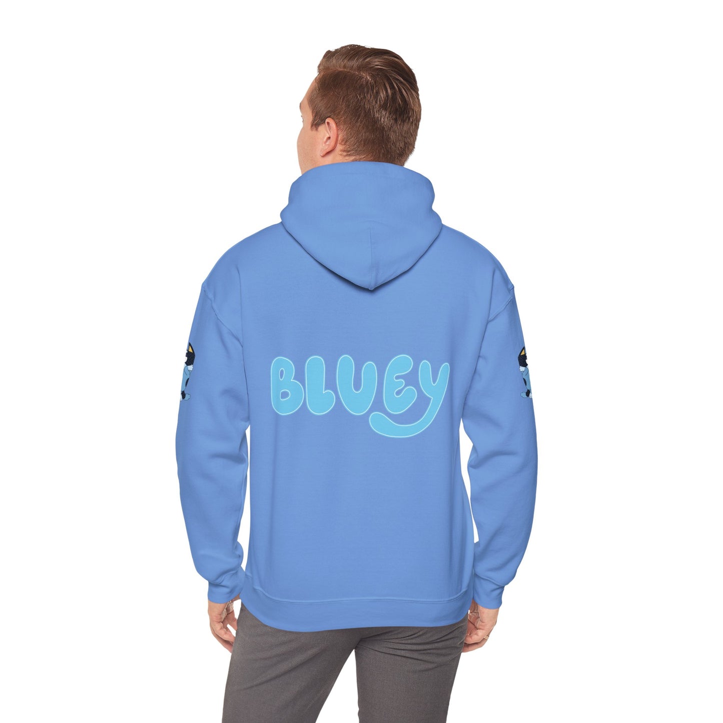 Princess Grace Bluey Unisex Hooded Sweatshirt Cozy Cartoon Style for Kids & Adults