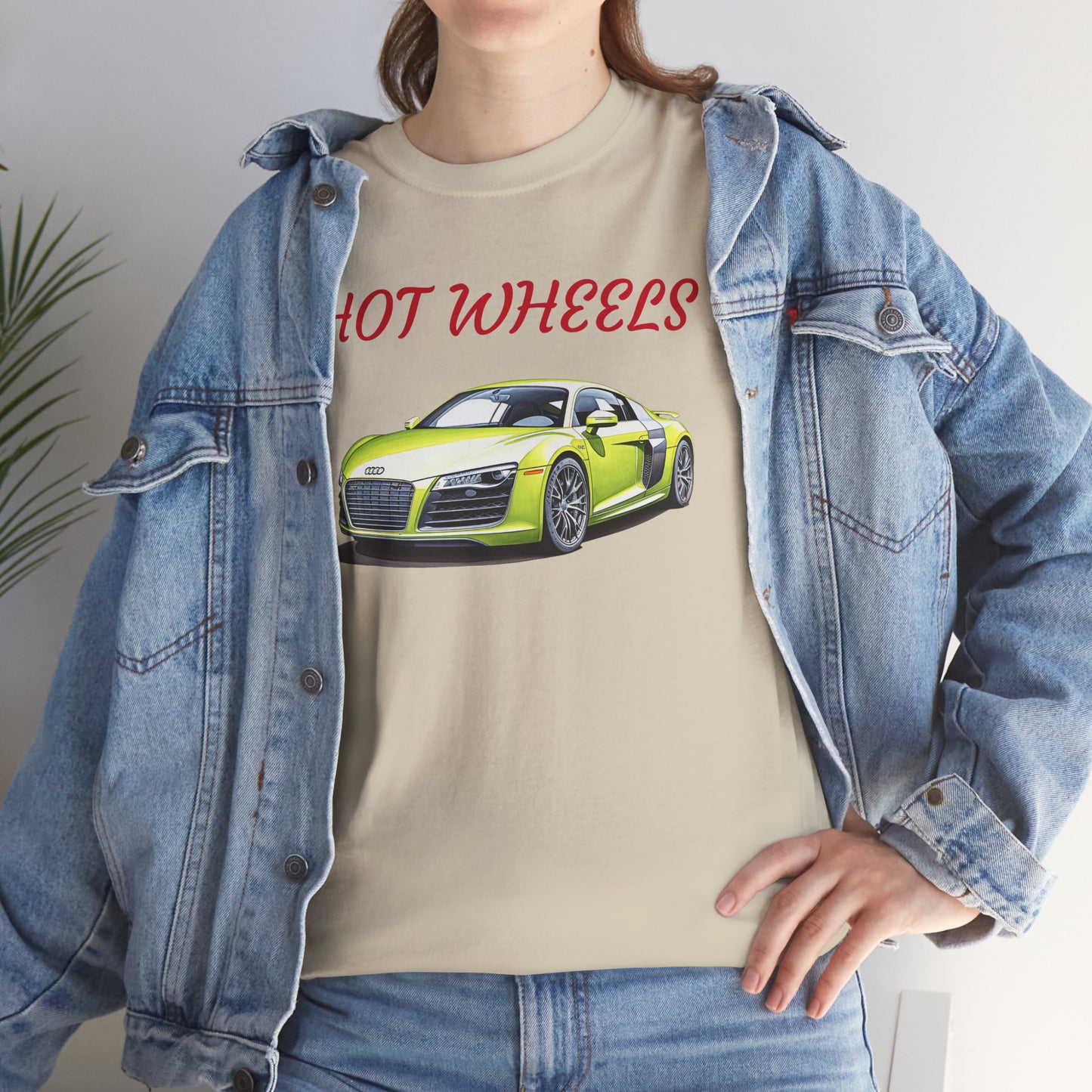 Princess Grace Cool Hot Wheels Unisex Heavy Cotton Tee Perfect for Car Enthusiasts