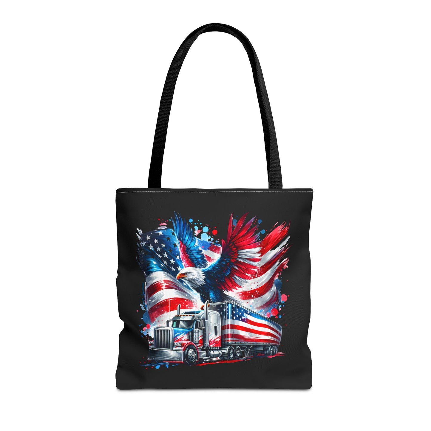 Princess Grace Patriotic Eagle Tote Bag Perfect for Truck Enthusiasts and July 4th Celebrations