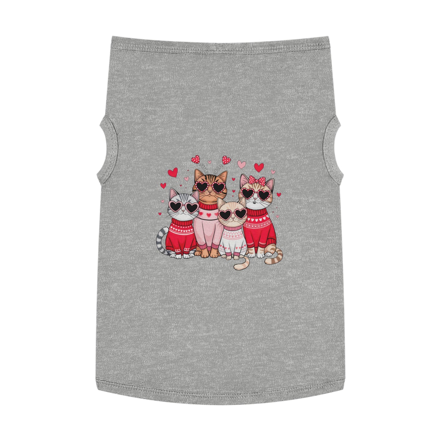 Princess Grace CUTE Adorable Cat Lovers Pet Tank Top Cute Heart Design for Stylish Pets