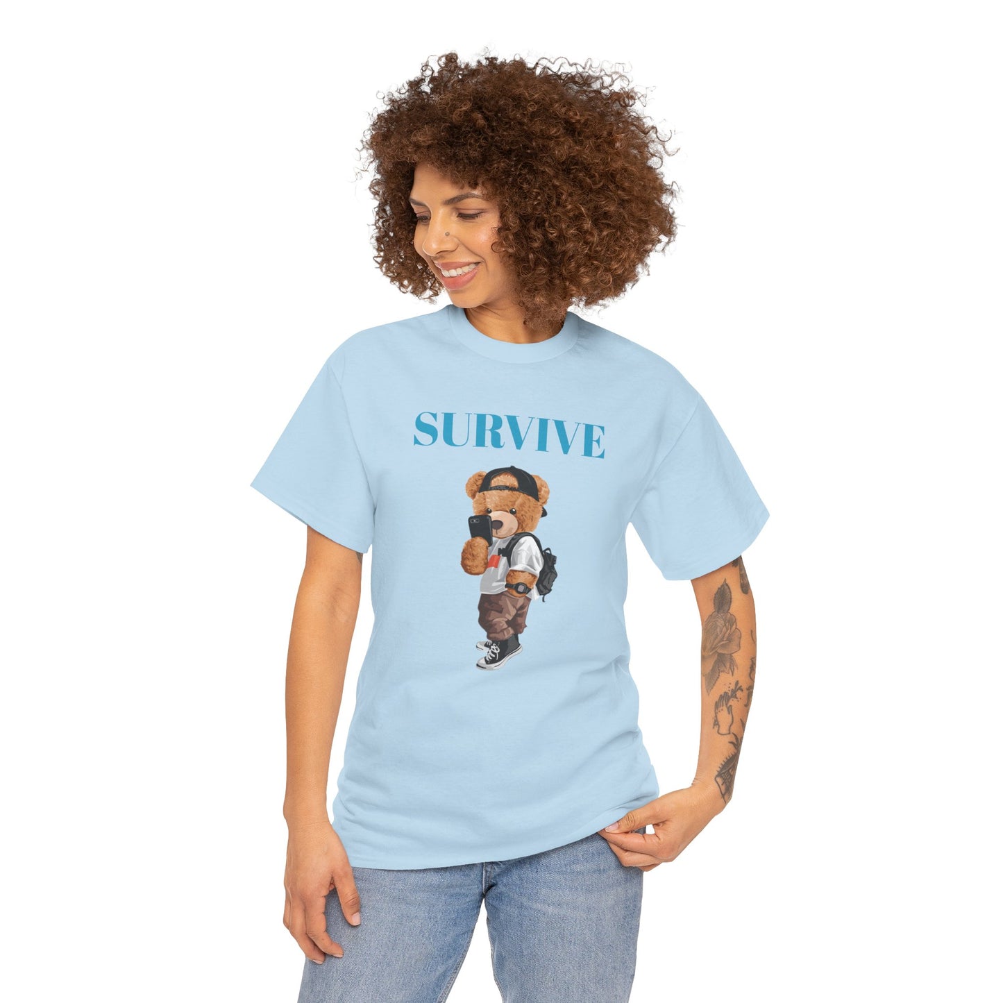 Princess Grace Survive Graphic Unisex Heavy Cotton Tee Stylish Casual Wear