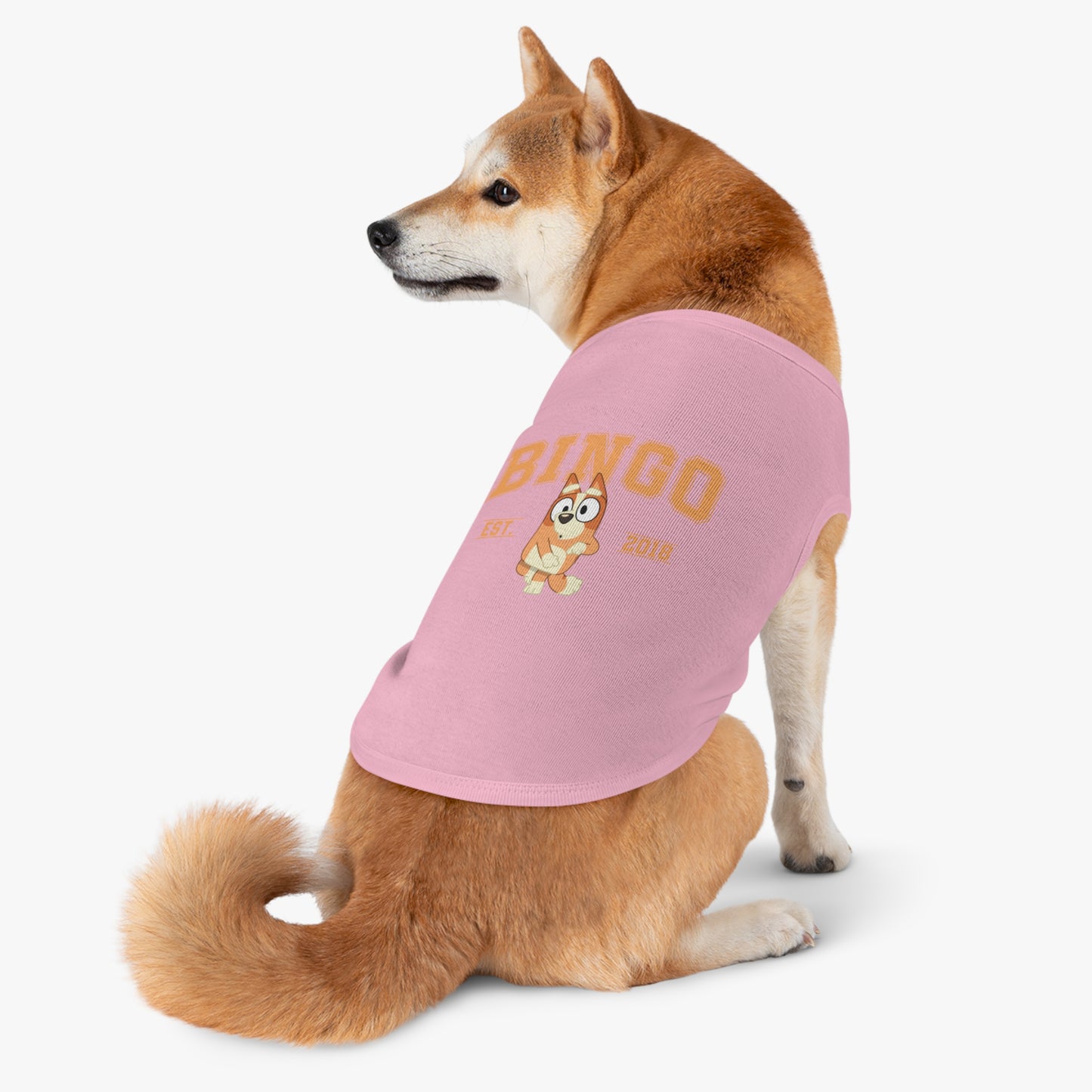 Princess Grace BLUEY Cute Pet Tank Top Bingo Design for Dogs Perfect Summer Outfit