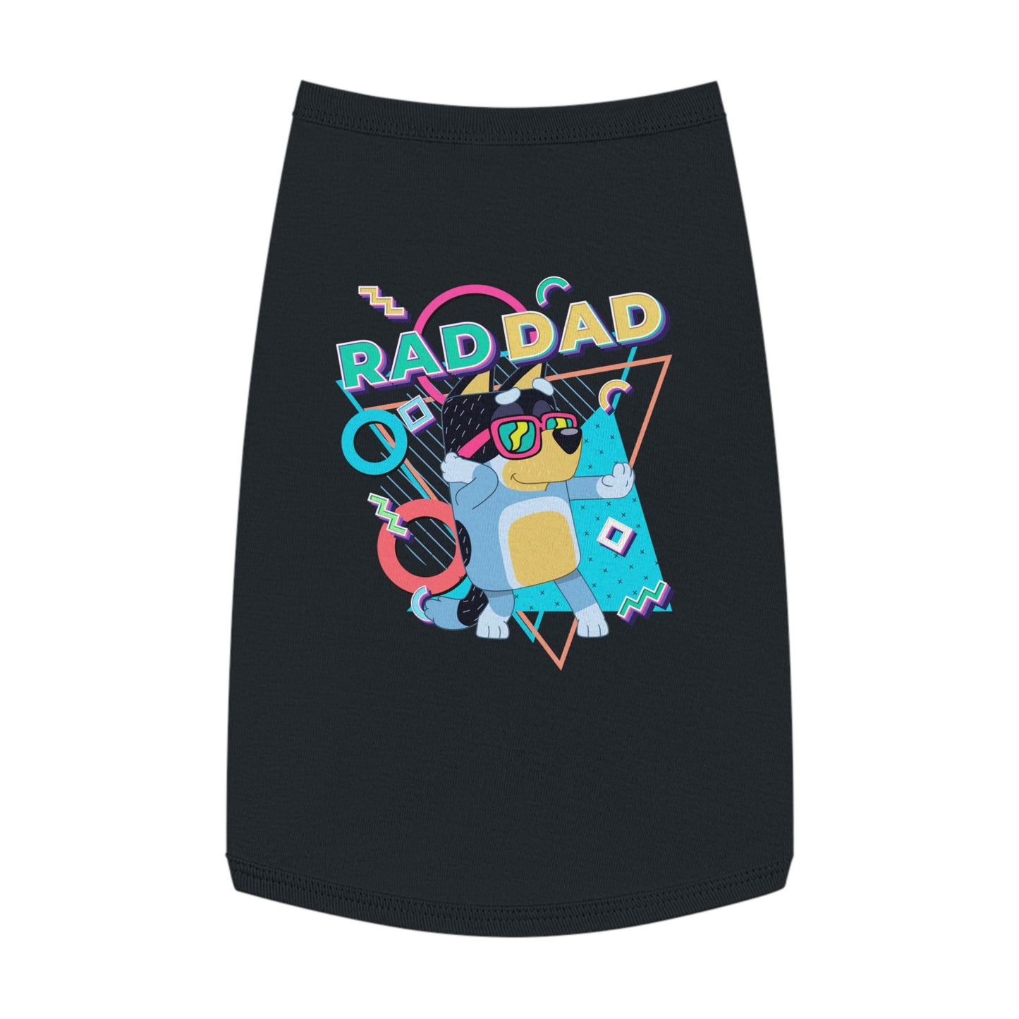 Princess Grace BLUEY Rad Dad Pet Tank Top Fun & Stylish Dog Apparel