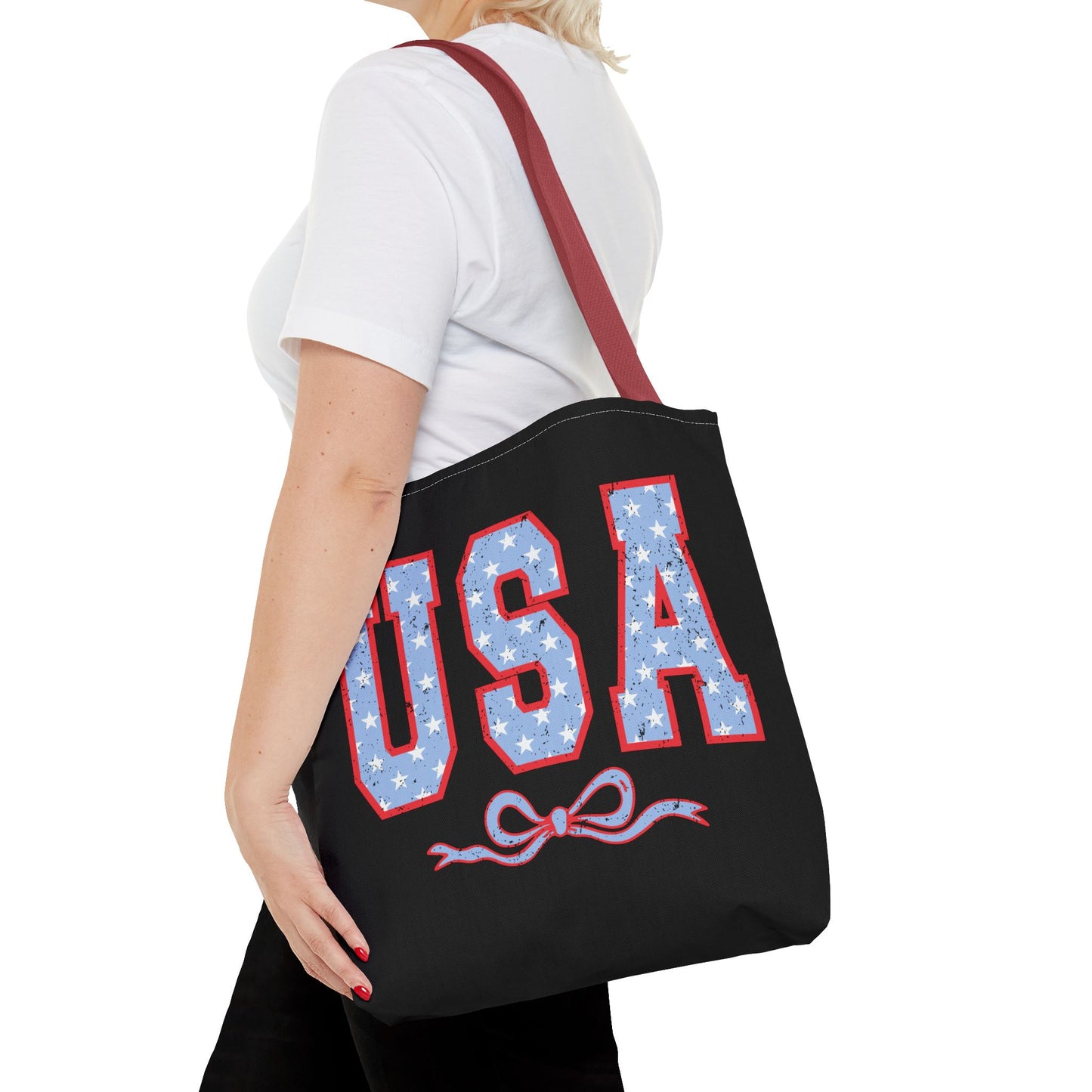 Princess Grace Patriotic USA Tote Bag Stylish & Versatile for Celebrations