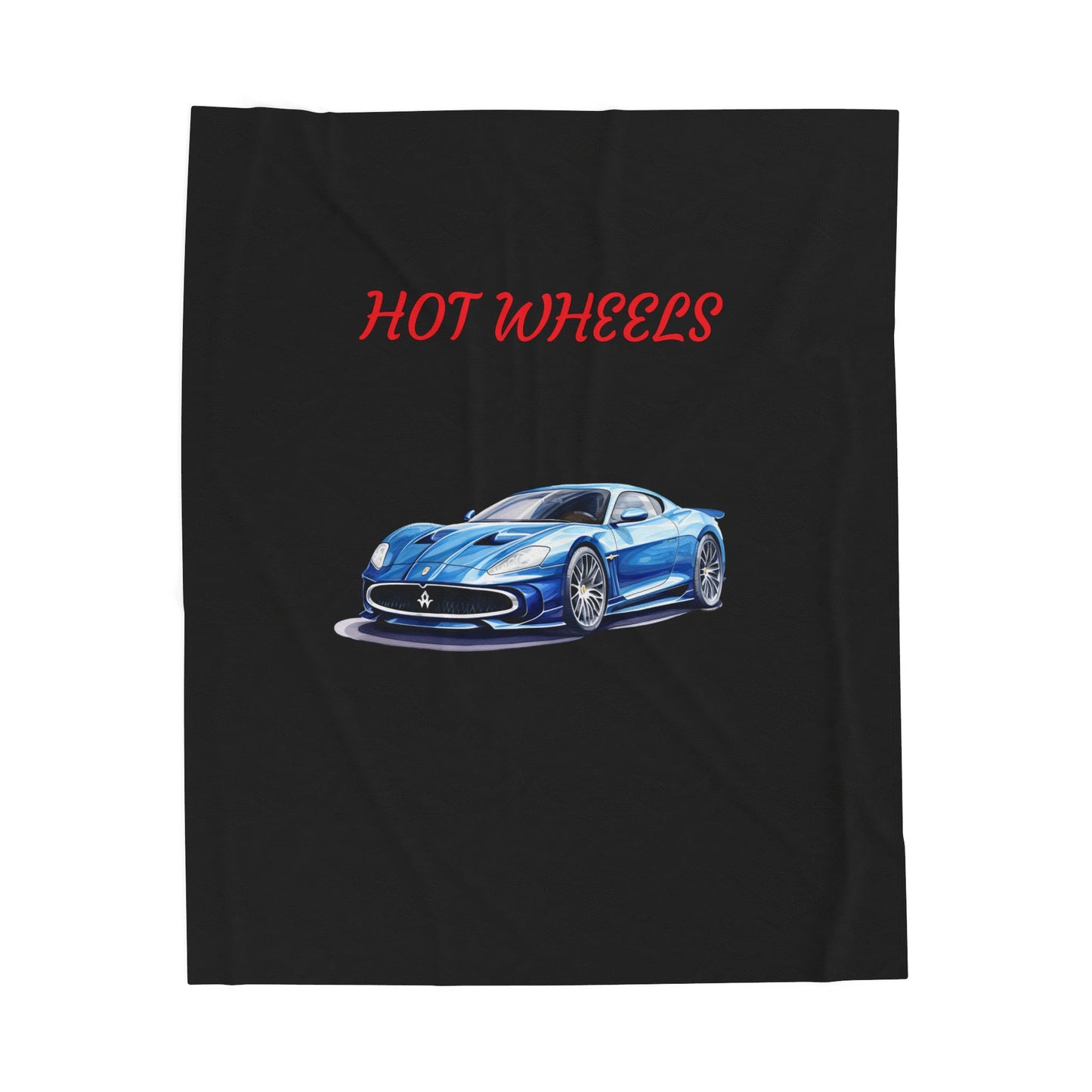 Princess Grace Hot Wheels Velveteen Plush Blanket Soft Throw for Car Enthusiasts